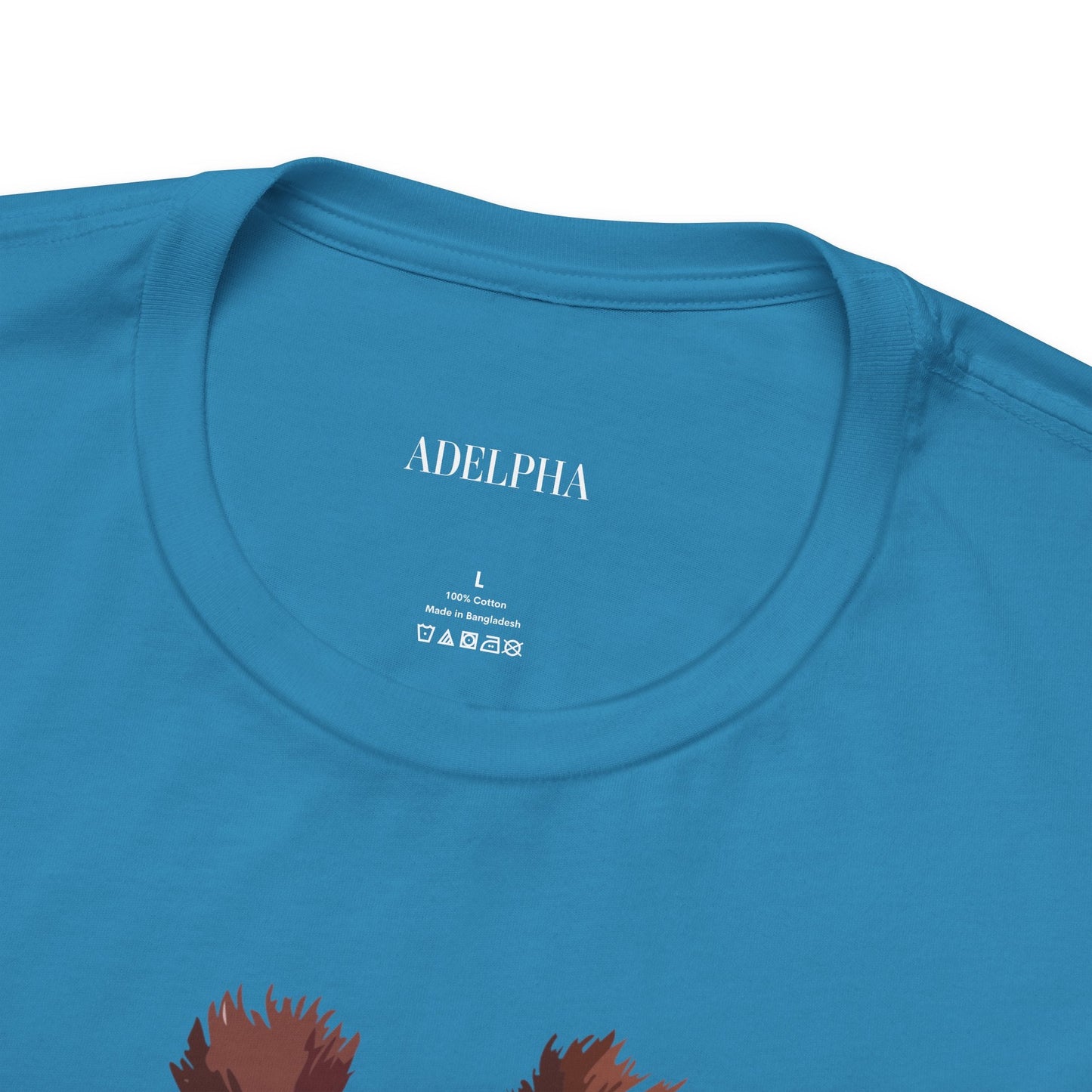 Adelpha Giraffe Graphic Tee Unisex Short Sleeve Art Design Shirt Vintage Inspired Artwork