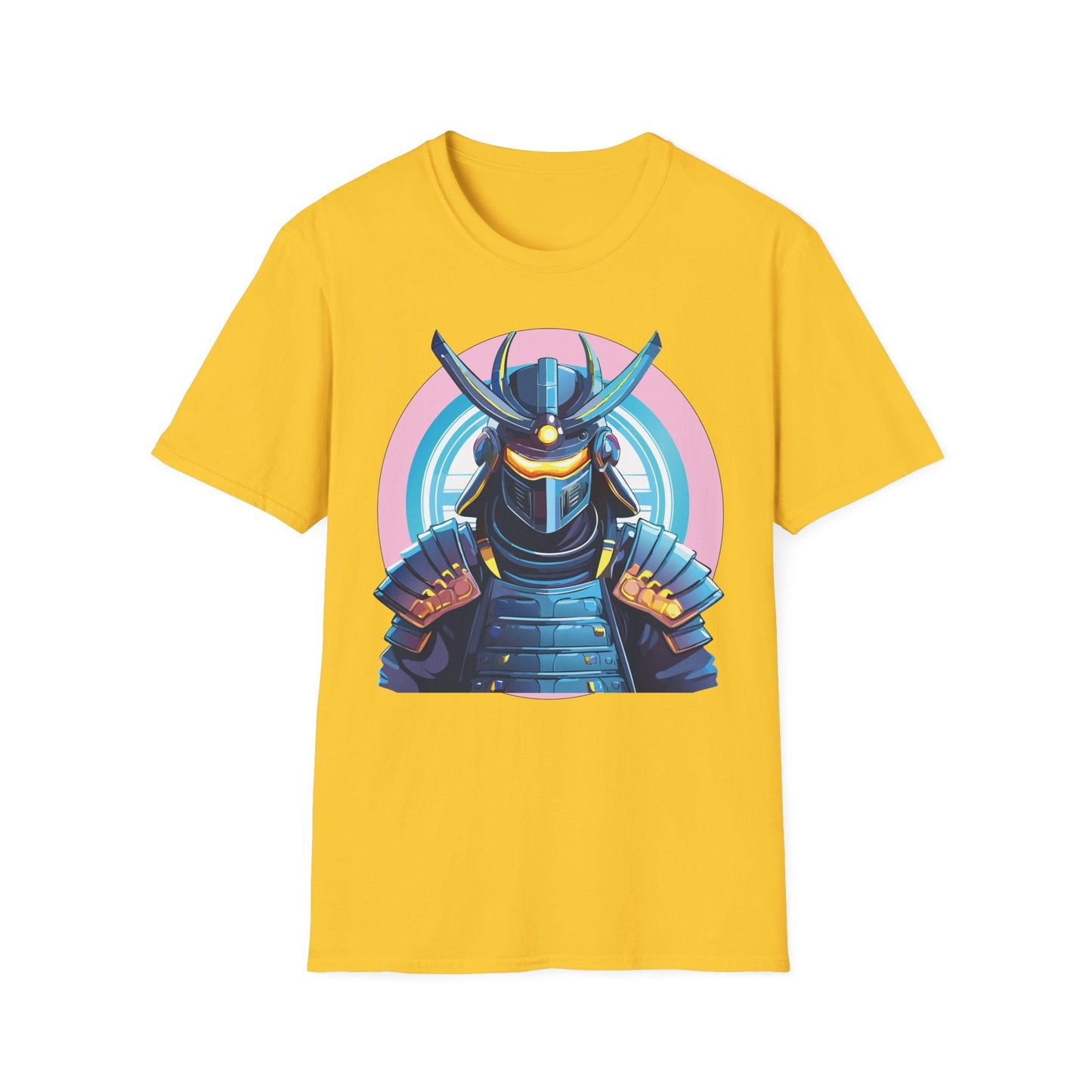 Samurai Shirt Unisex Gildan Softstyle 64000 Tee 100 Percent Ring Spun Cotton Breathable Lightweight