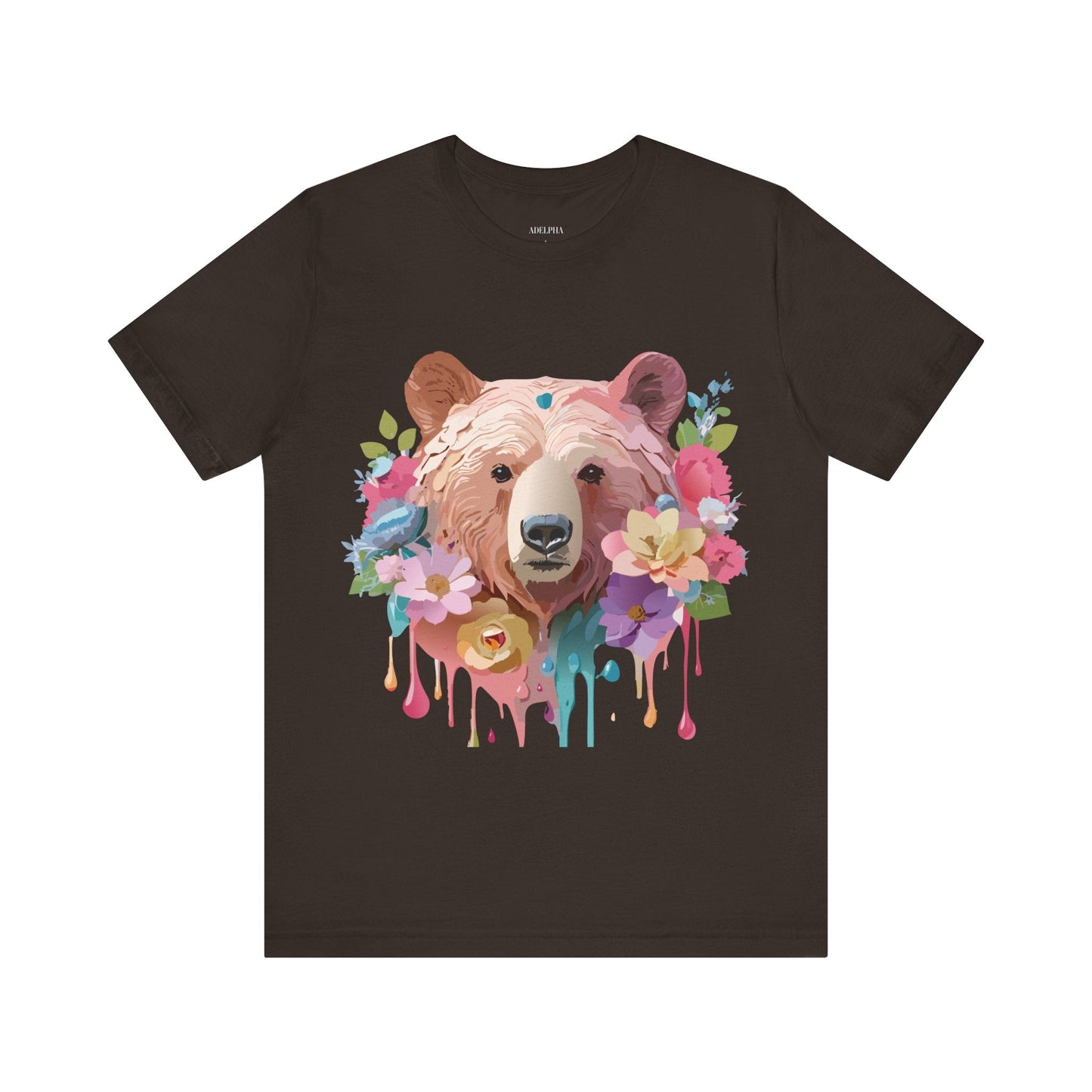 Bear Graphic T Shirt Unisex Adelpha Vintage Art Design Tee Edition