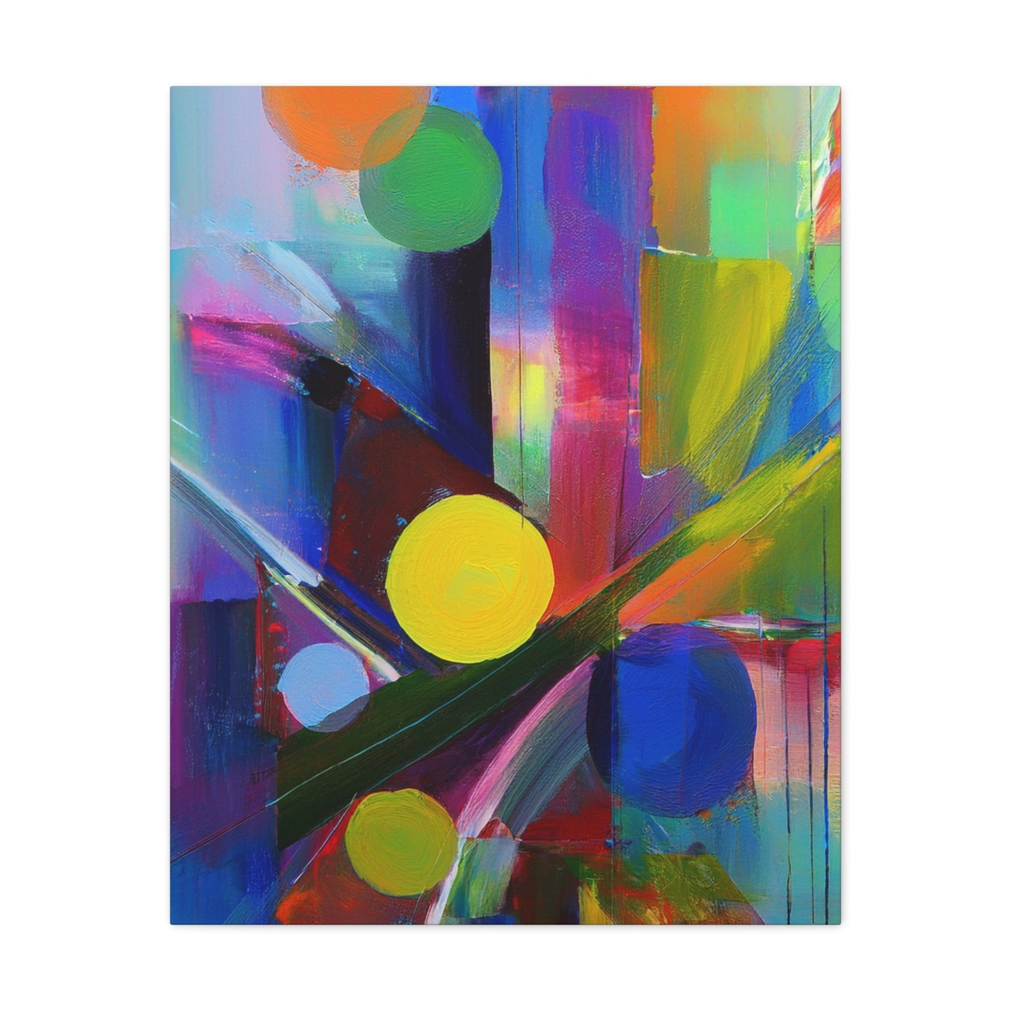 Abstract Painting Print Canvas 20x24,20x30,24x30, 24x32,24x36,30x40, 32x48,36x48,40x60 Pine-Wood Inner Frame ABS-11