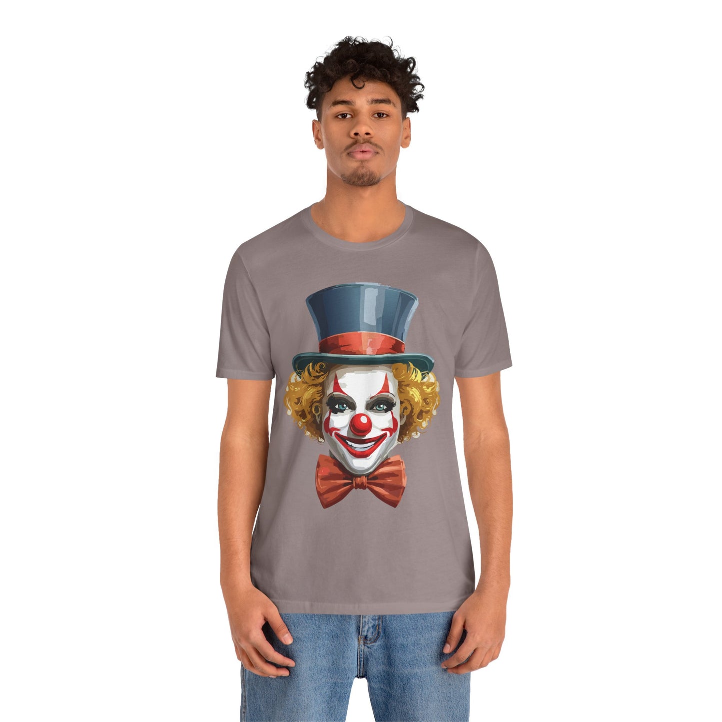 Clown Shirt, Funny Shirt, T-Shirt with Clown, Funny Art Design Tee, Circus Tees, Circus T-Shirt, Unisex Humor Wear 11