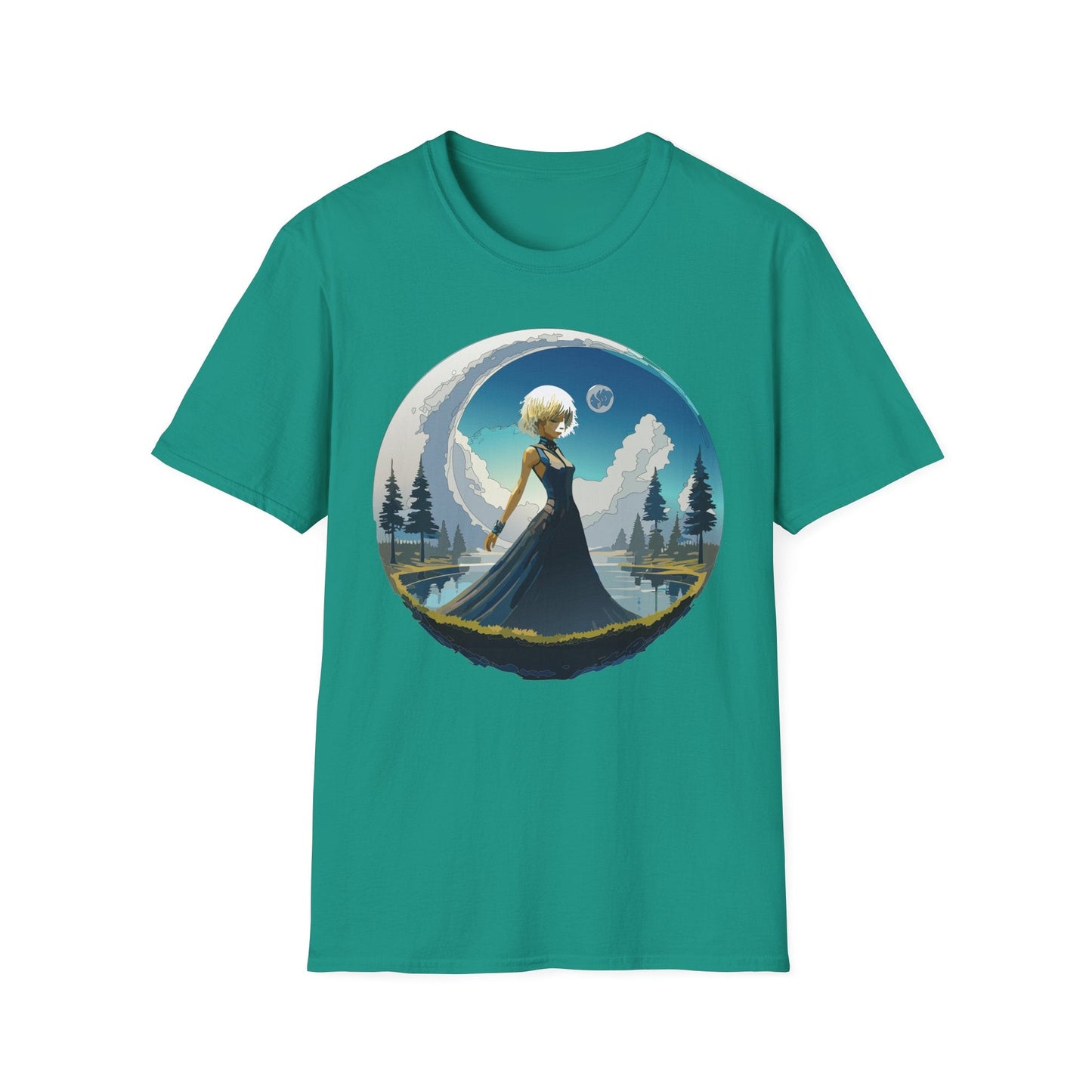 Womens Graphic T Shirt Art Design Tee Gildan Softstyle 64000 Unisex Short Sleeve