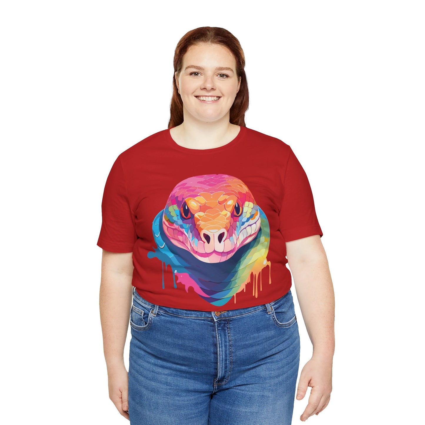 Unisex Animal Shirt With Art Design Wild Animals Graphic Print Casual Short Sleeve Tee