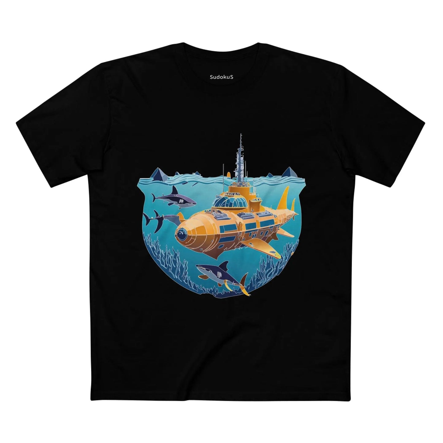 Ocean Coast Graphic Unisex 100 Cotton Staple Tee 16