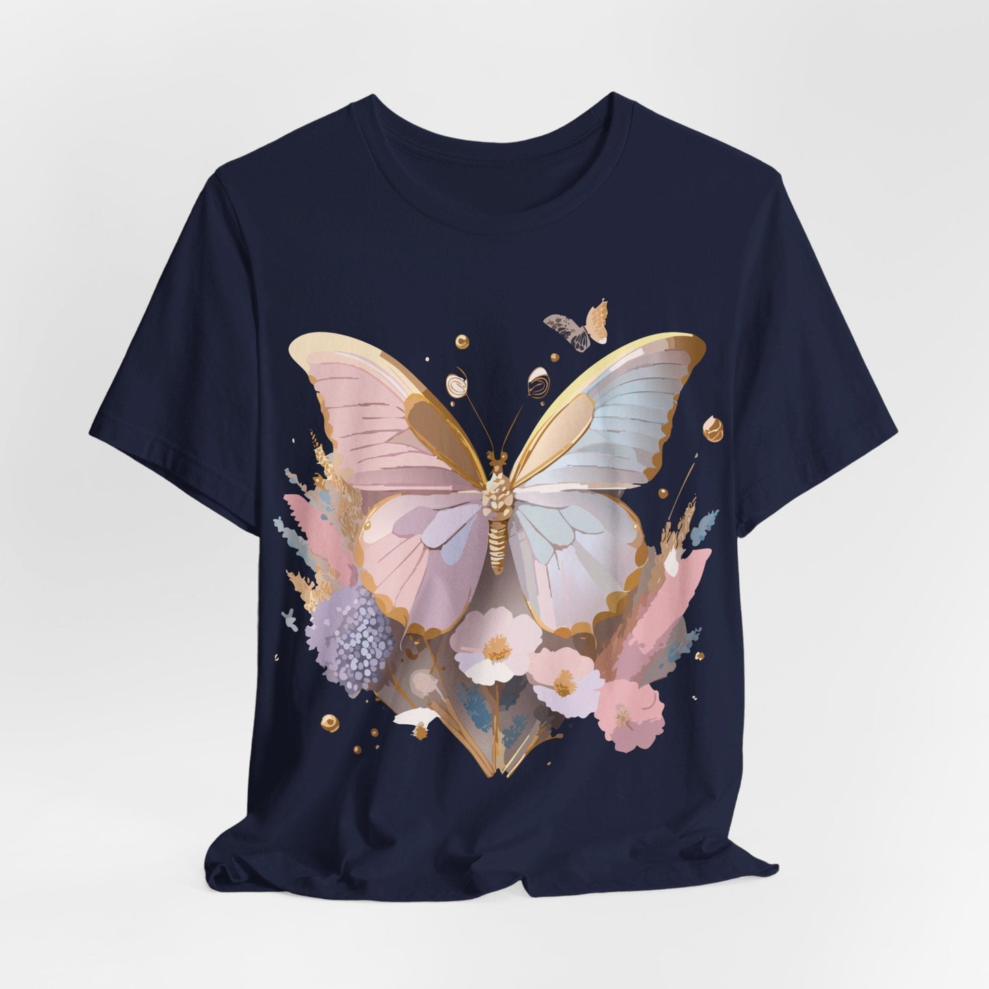 Butterfly Graphic Tee Unisex Vintage Inspired Art Adelpha Apparel Collection