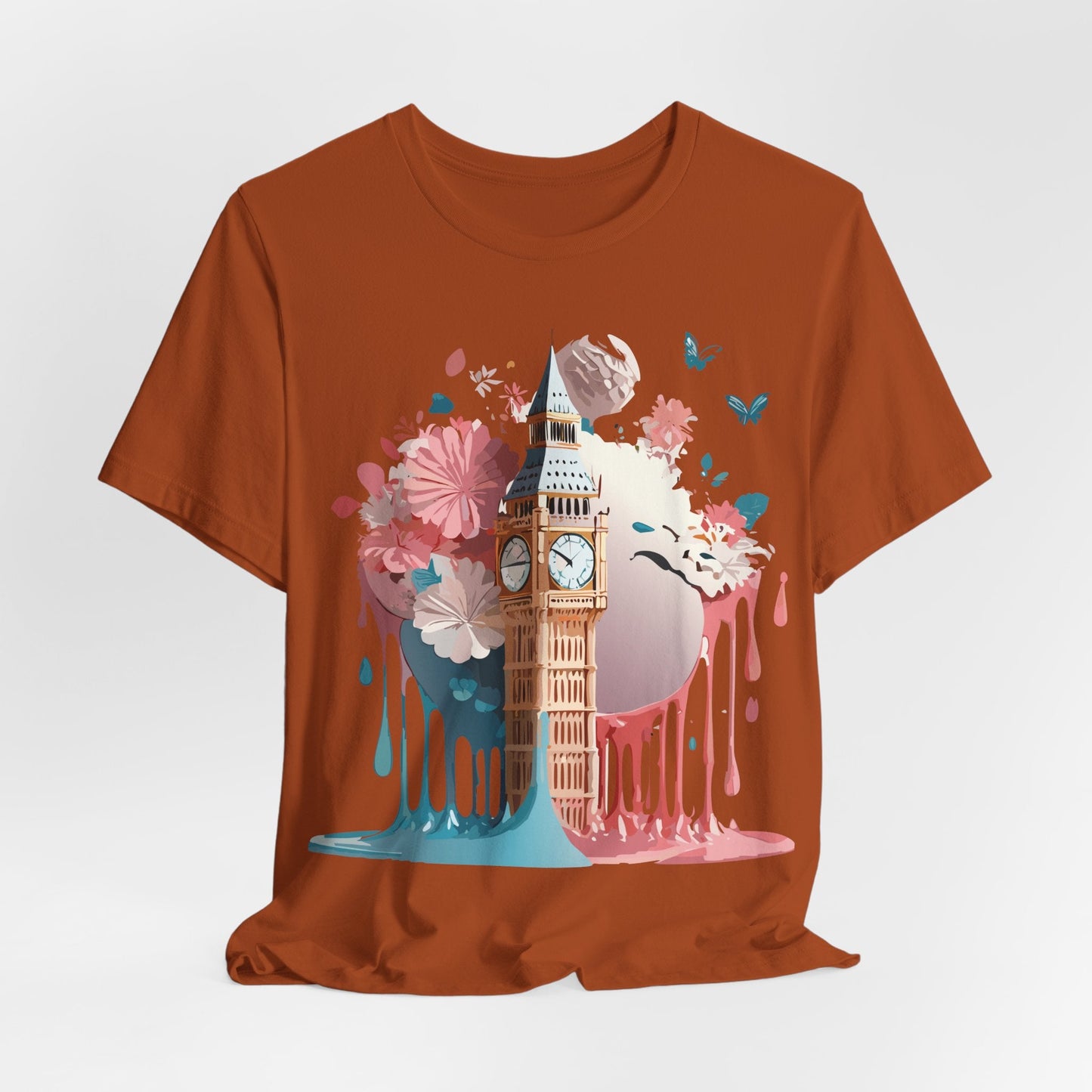 Adelpha London Graphic T Shirt Unisex Short Sleeve Tee For Everyday Style And Travel