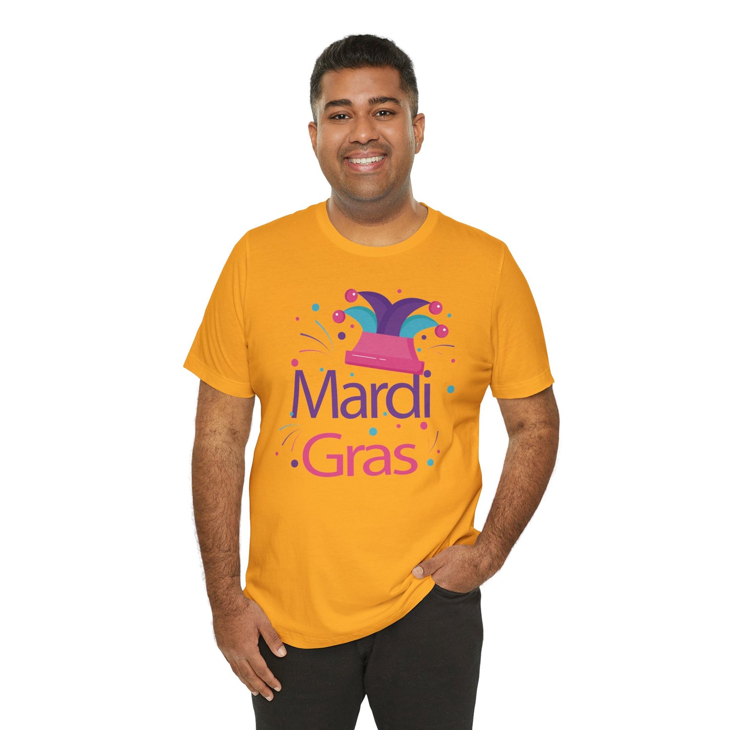 Tee-shirt en coton unisexe pour Mardi Gras