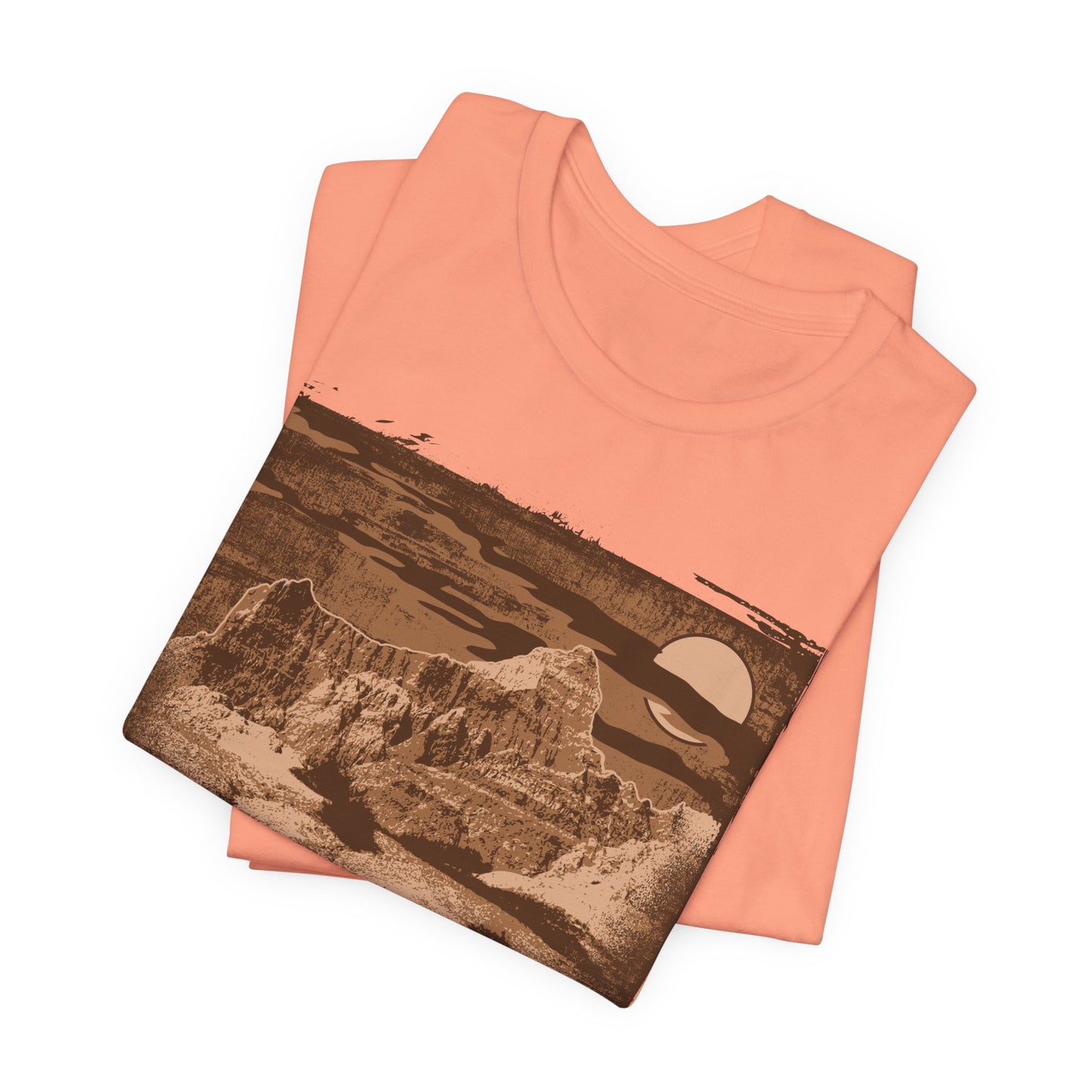 Badlands Retro Poster Graphic Design Tee, Badlands Shirt, Vintage Tees, Art Design T-Shirt, Graphic Tee, Retro Art Shirts