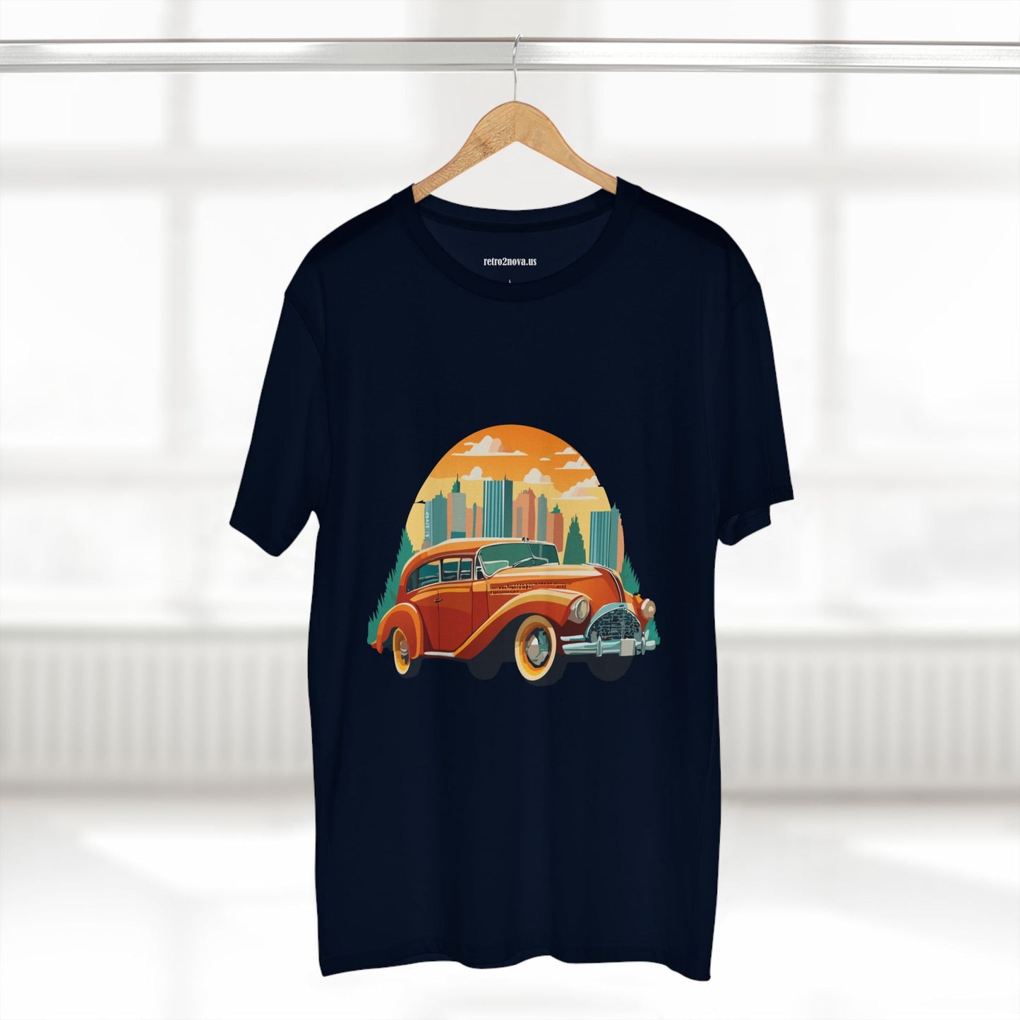 Retro Car Shirts Vintage Car Tee By Retro2Nova Unisex Premium Cotton Original Art Design Collection