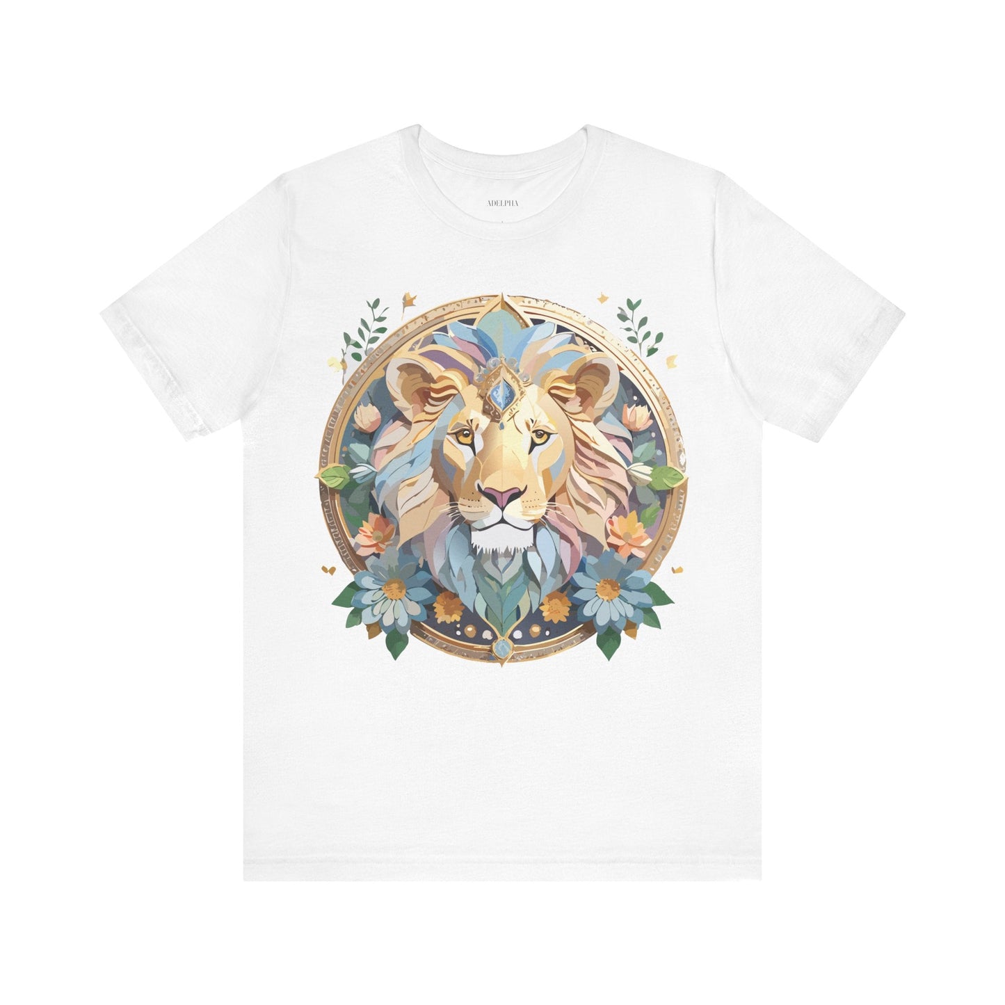 Medallion Graphic Unisex 100 Cotton Vintage Animal Medal Artwork Tee 3