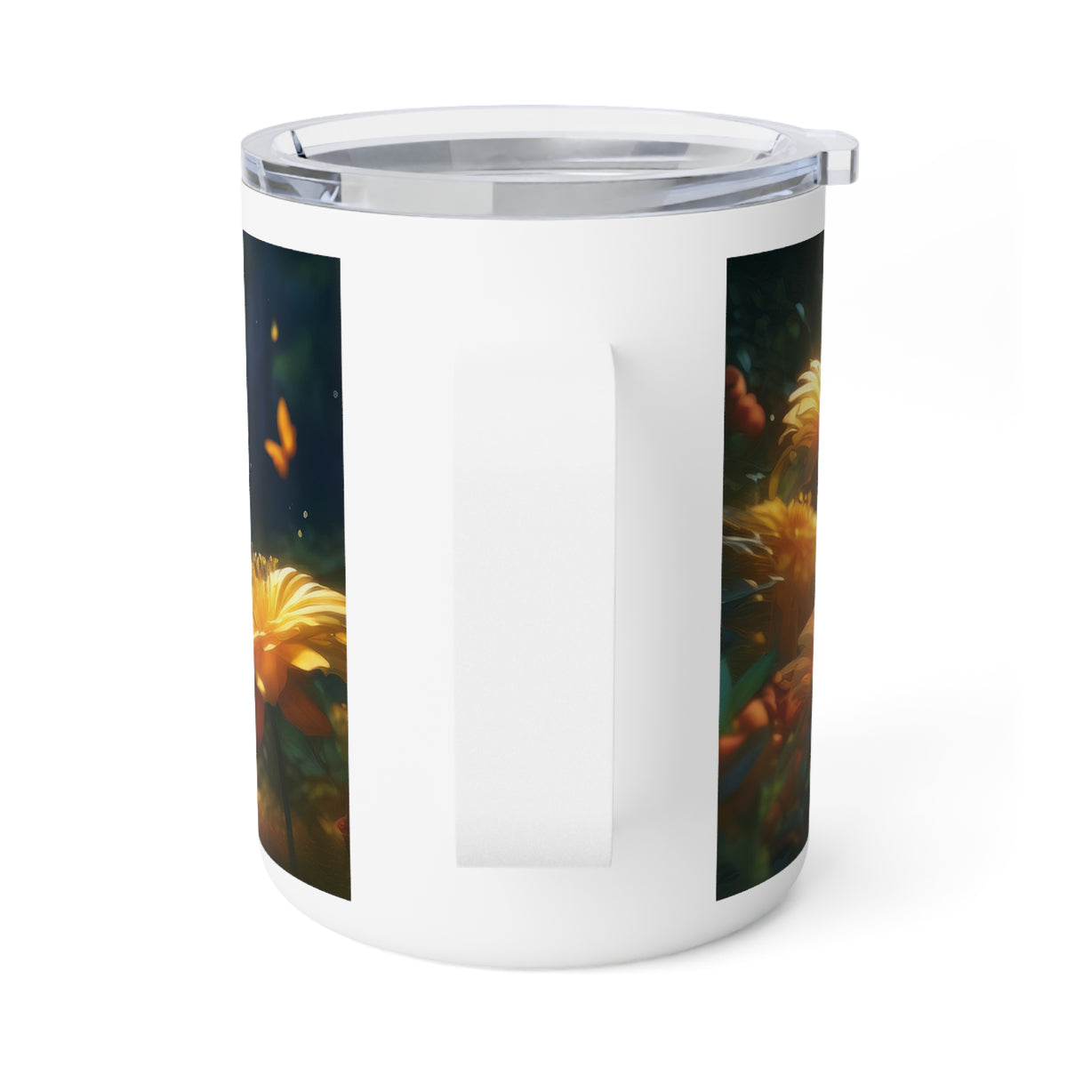 31 Art Design Insulated Coffee Mug Clear Lid 10oz Insulated Coffee Mug 10oz