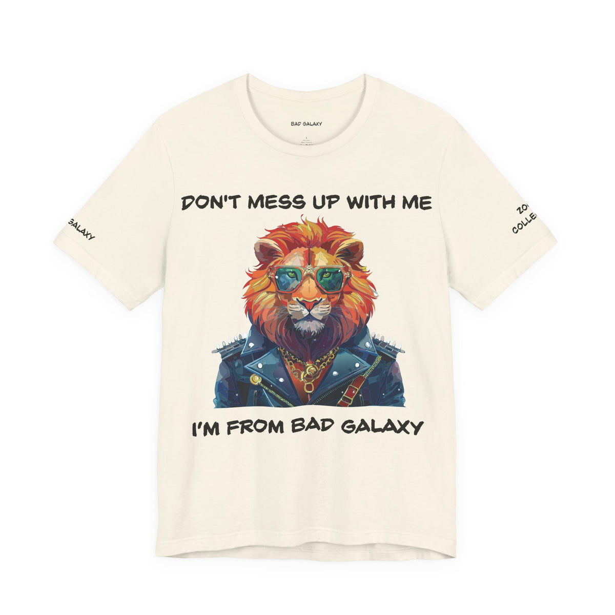 Animal Graphic Unisex Cotton Bella+Canvas Tee with Art Design b5