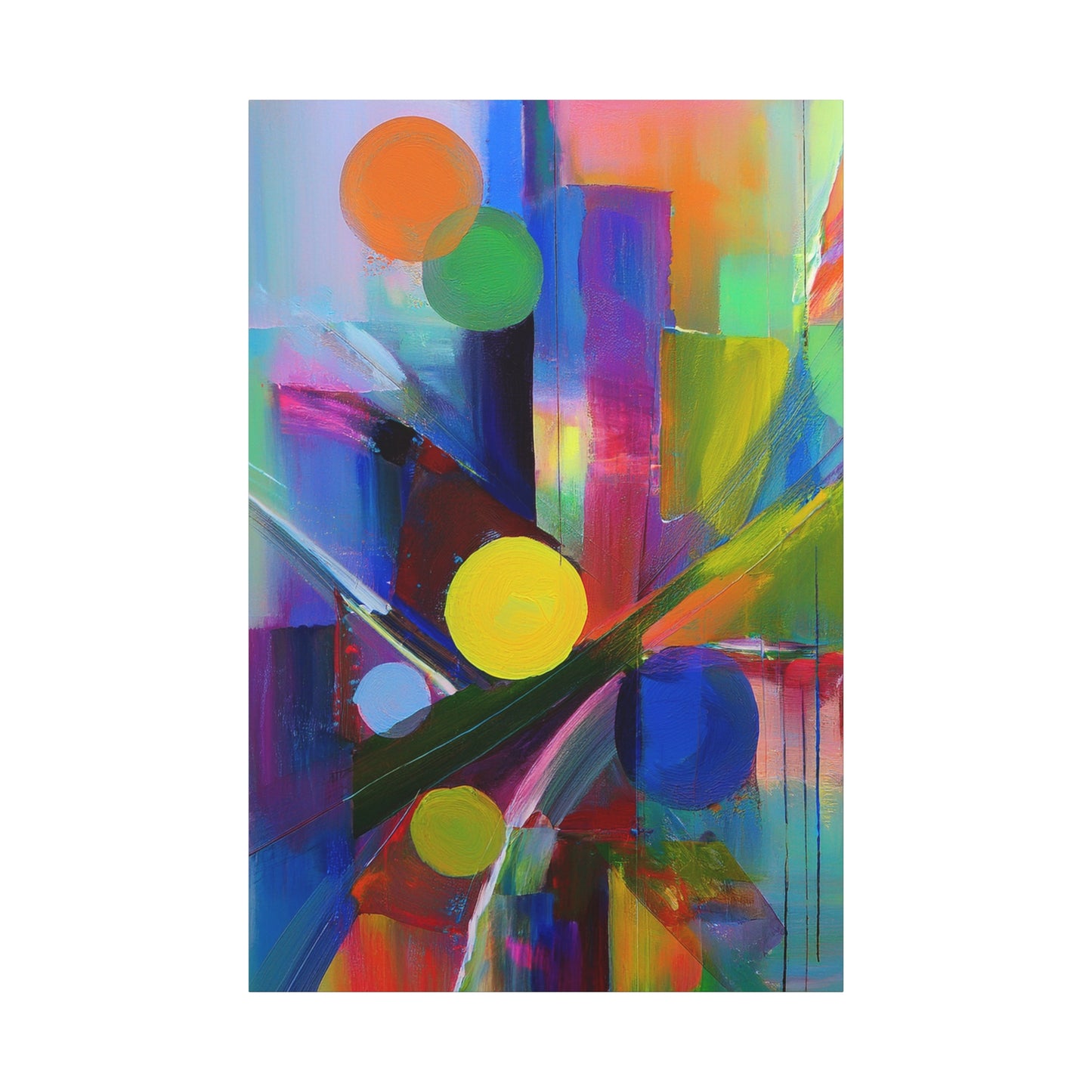 Abstract Painting Print Canvas 20x24,20x30,24x30, 24x32,24x36,30x40, 32x48,36x48,40x60 Pine-Wood Inner Frame ABS-11