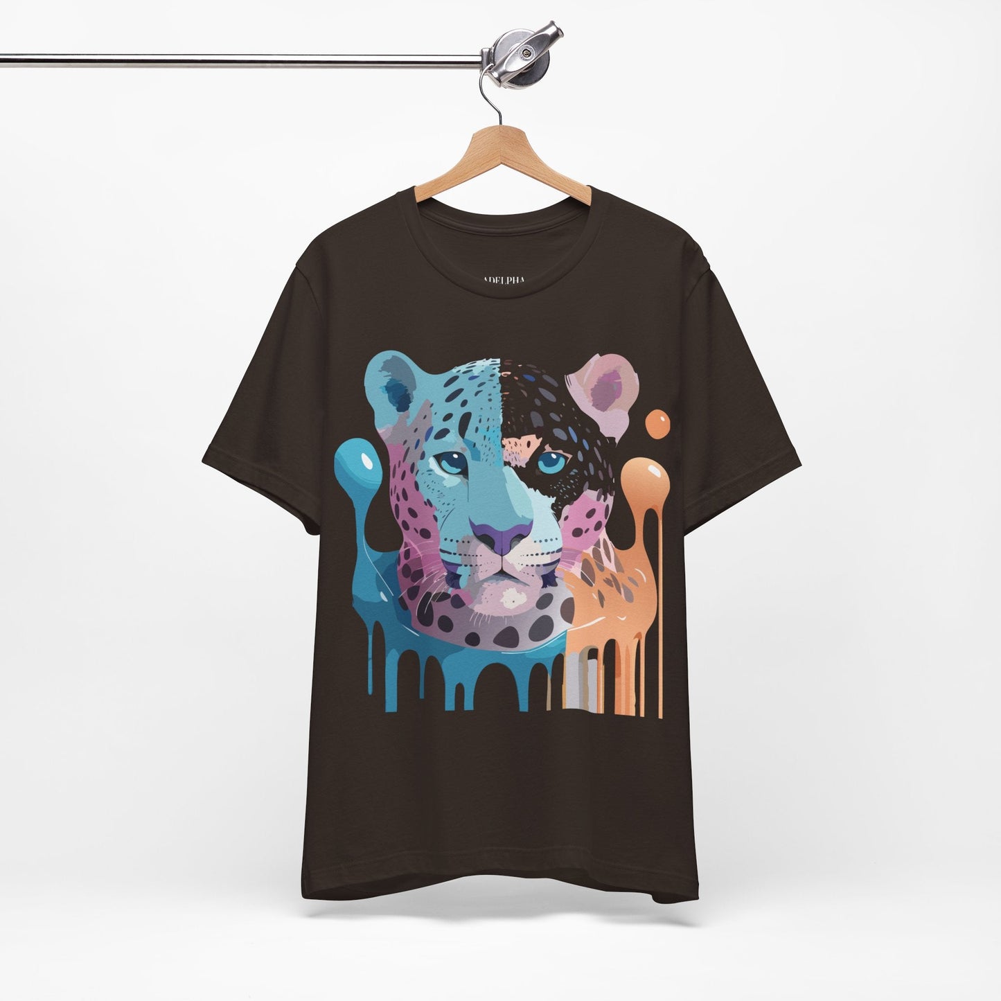 Cheetah Graphic Unisex 100 Cotton Artwork Tee 7