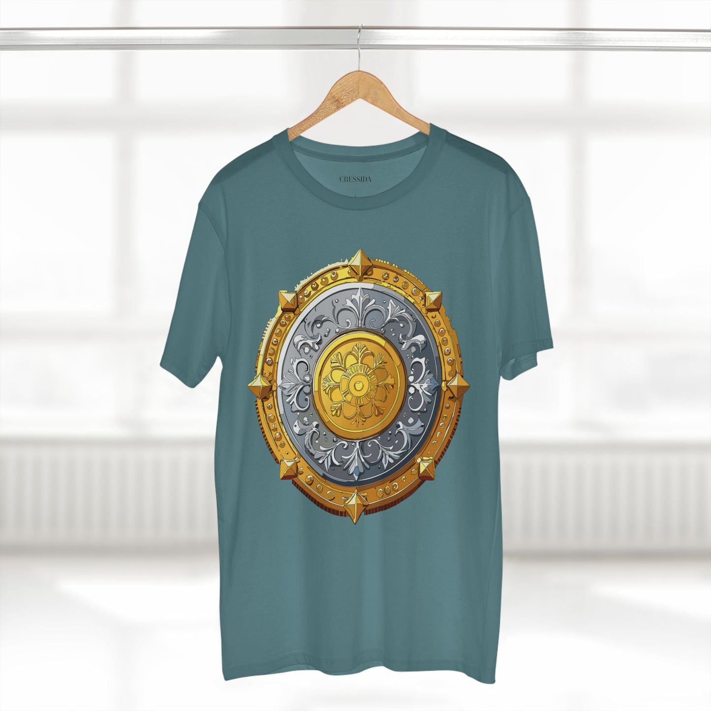 Antique Gold Coin Graphic Design T-Shirt Unisex 100 Cotton With Golden Print Artwork Tee 22