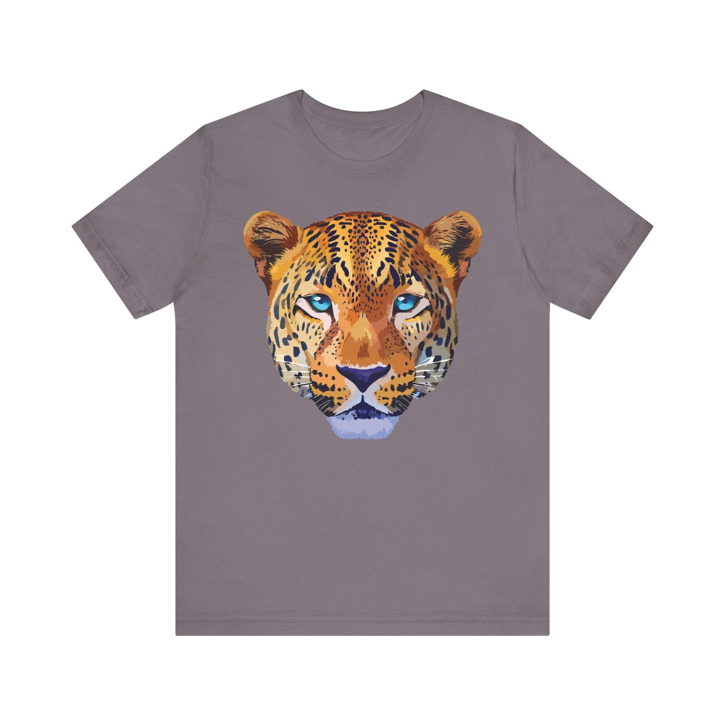 Unisex Animal Print Tee Shirt With Art Design Wild Animals Graphic Tee For Everyday Wear
