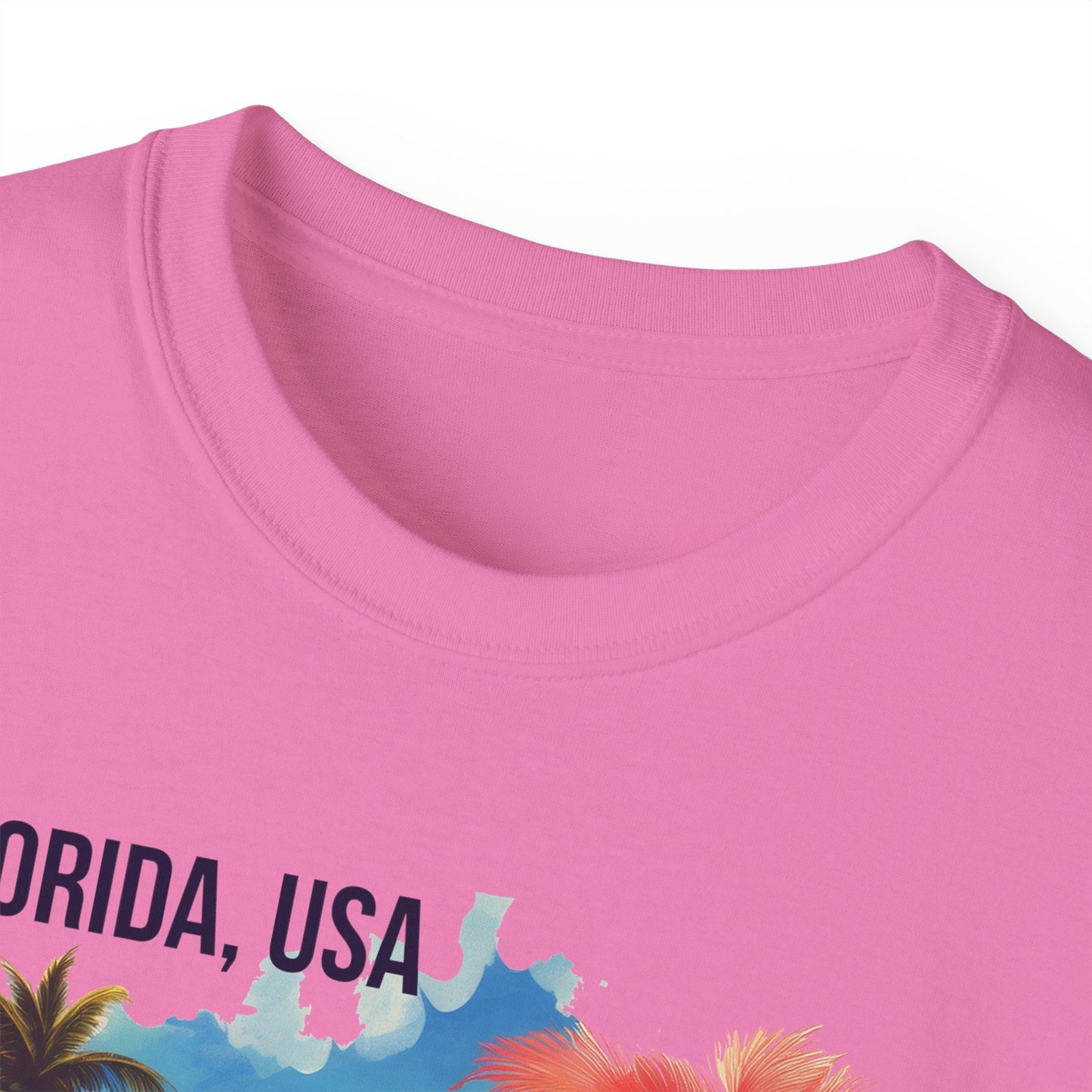 Florida Graphic Unisex Cotton T‑Shirt 1
