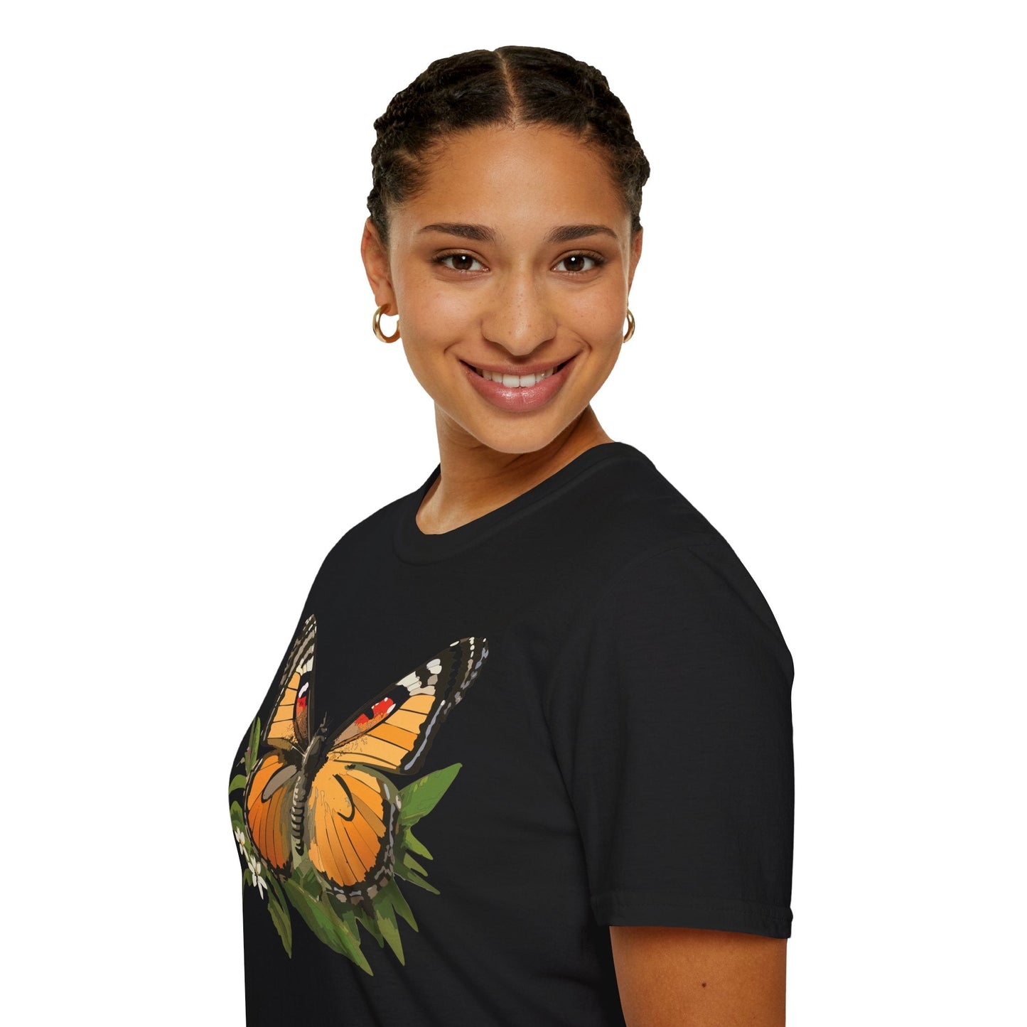 Monarch Butterfly Shirt Unisex Softstyle Tee 100 Percent Ring Spun Cotton Gildan 64000