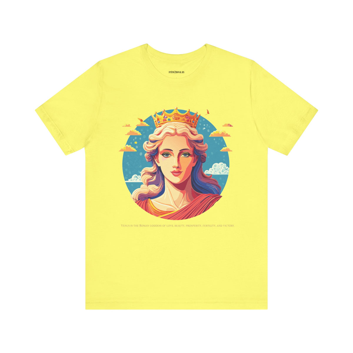 Goddess Graphic Unisex Cotton Bella+Canvas Tee with Venus