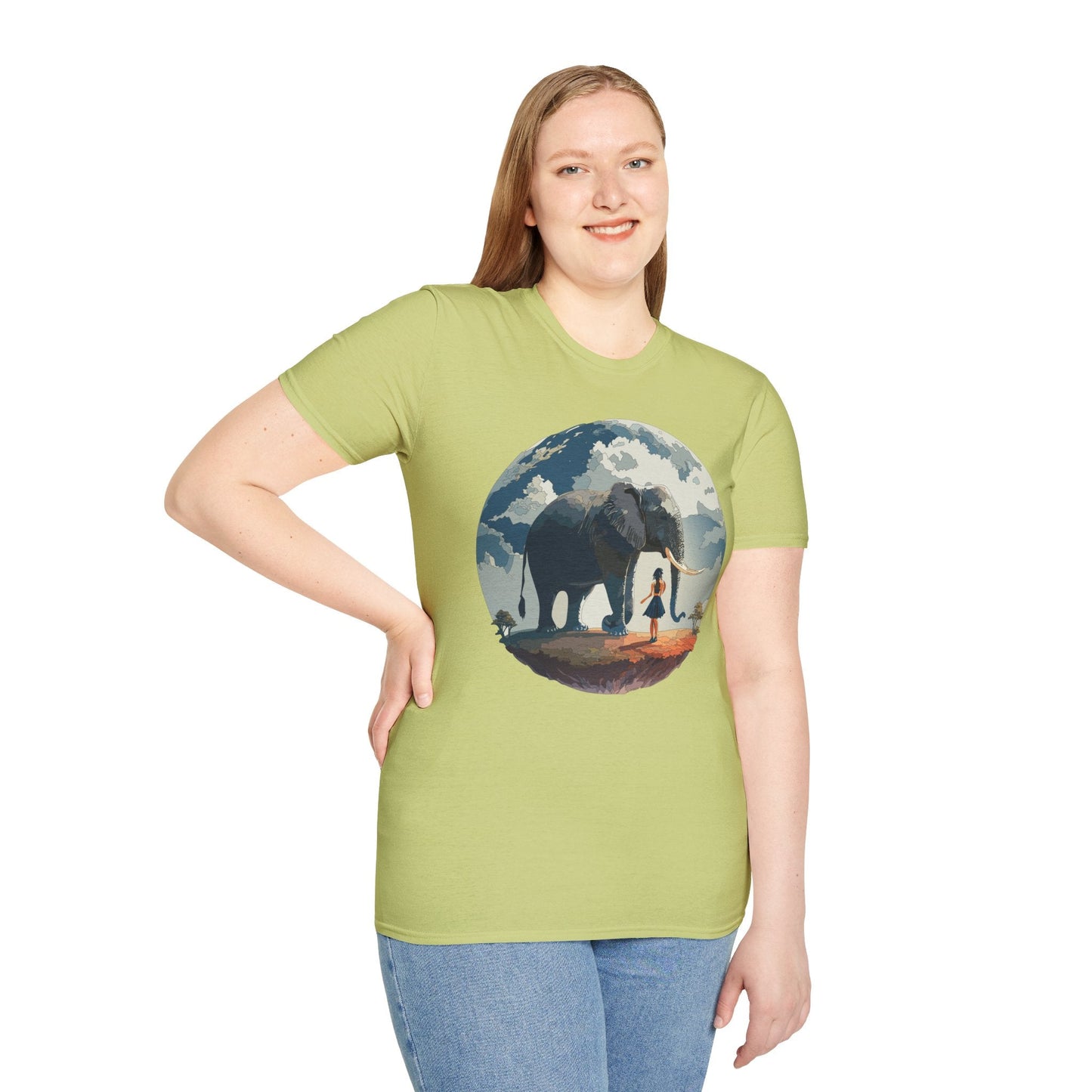 Womens Graphic T Shirt Art Design Tee Softstyle Gildan 64000 100 Percent Ring Spun Cotton