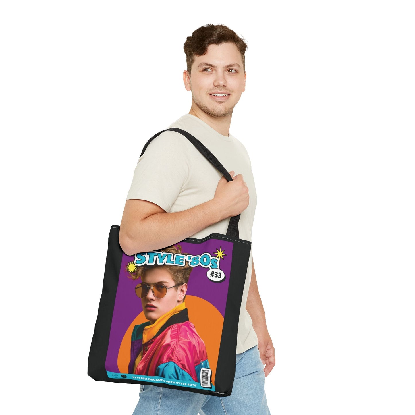 Canvas Tote Bag Magazine Cover Vintage Inspired Design Durable Everyday Use Tote Free Shipping