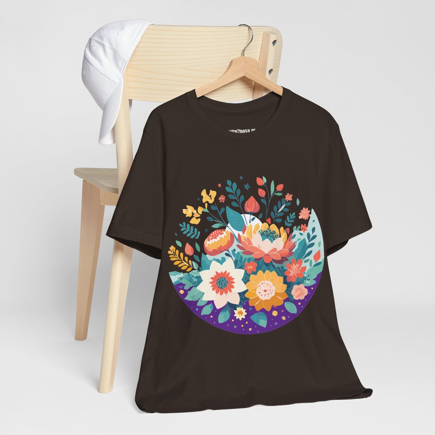 Flowers Shirt Floral Shirt Unisex Jersey Short Sleeve Tee Breathable Fabric Free Shipping