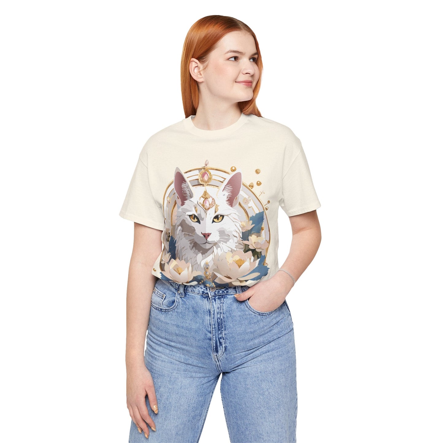 Medallion Shirt Graphic Tee Unisex Short Sleeve Art Print Adelpha Vintage Inspired