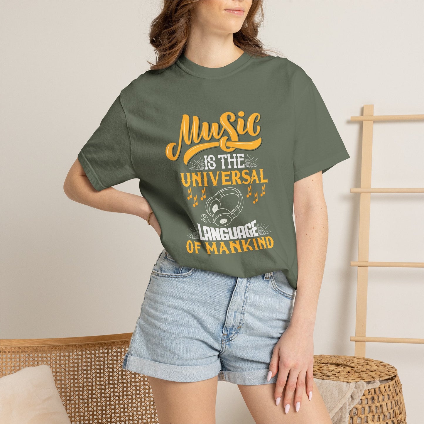 Music Graphic Design Unisex Cotton T-shirt 063