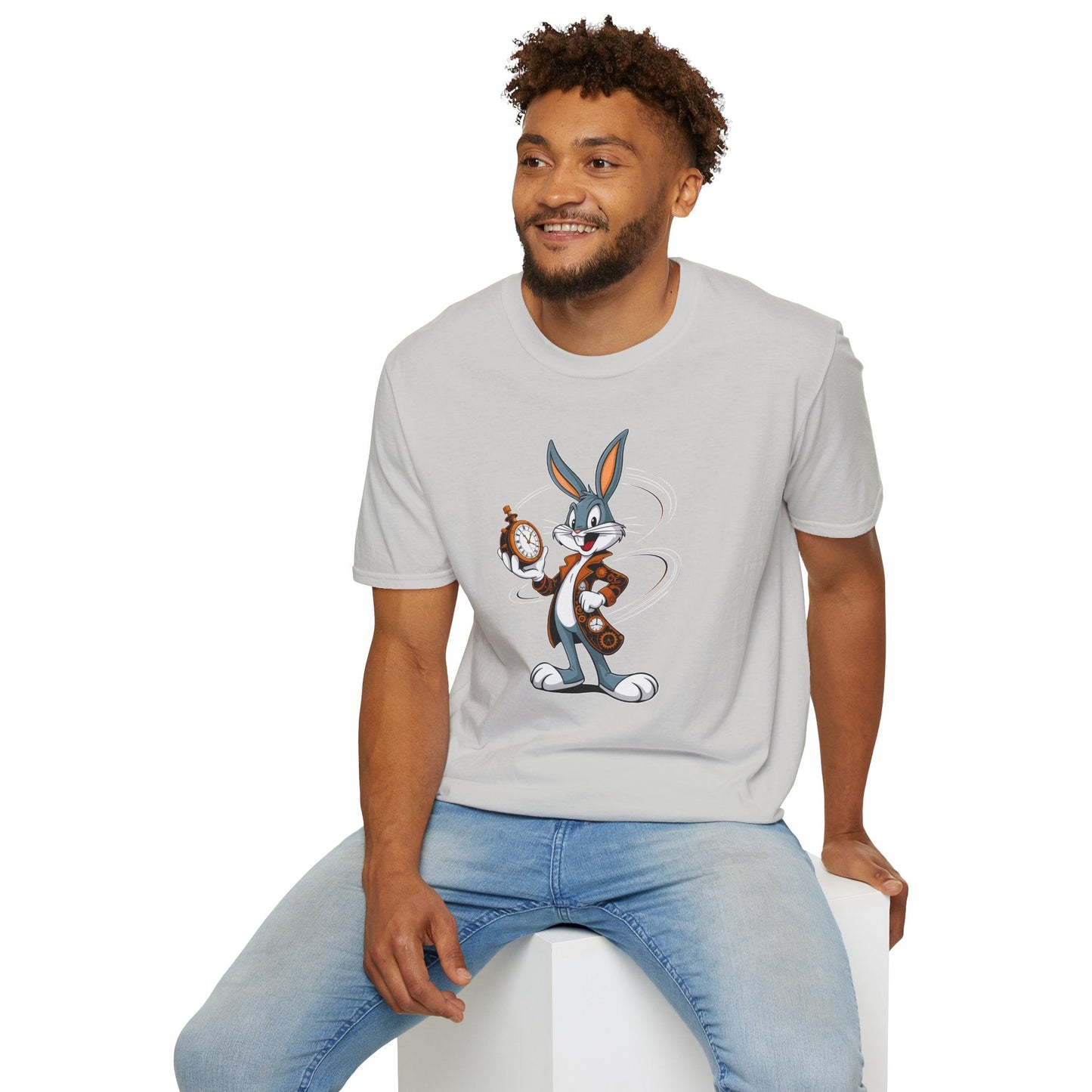 Bugs Bunny T Shirt Unisex Gildan Softstyle Graphic Cartoon Tee For Fans Of Looney Tunes
