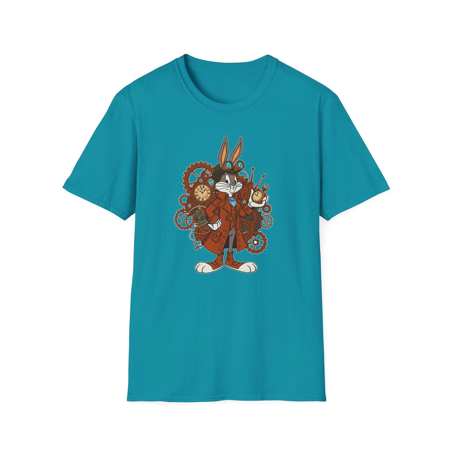 Bugs Bunny Shirt Unisex T Shirt Cartoon Tee 100 Percent Cotton Gildan Softstyle Graphic Tee