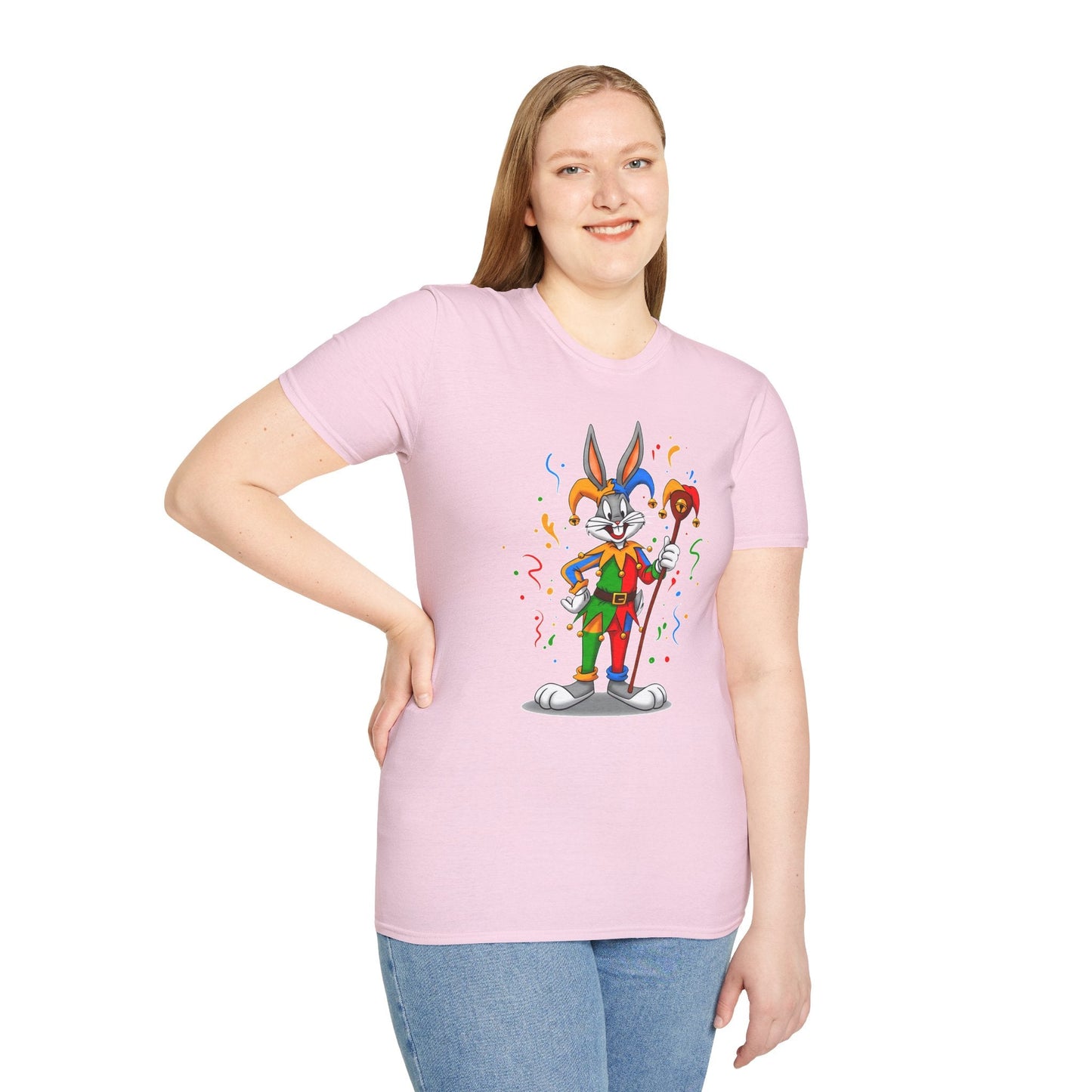 Bugs Bunny Shirt Unisex Short Sleeve T Shirt Cartoon On T Shirt Animation Tee Gildan Softstyle 64000