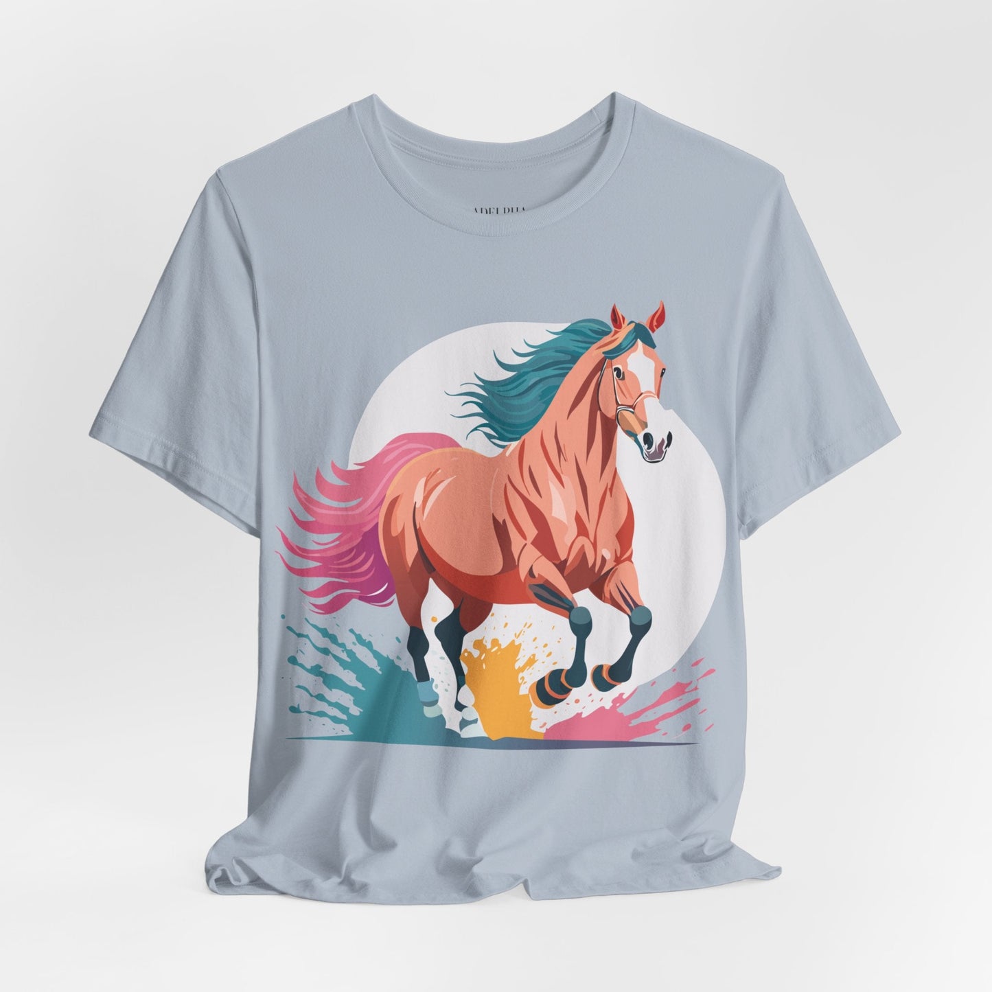Horse Graphic Unisex 100 Cotton Vintage Animal Art T-Shirt 19
