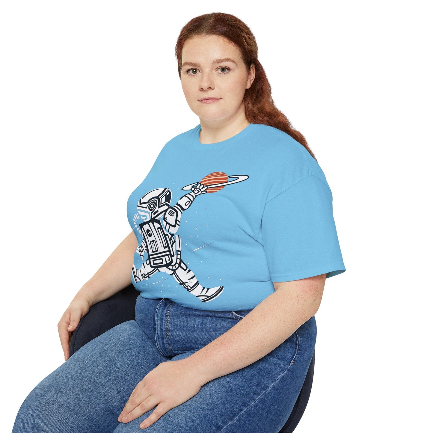 Astronaut Graphic Unisex 100 Cotton Tee 7
