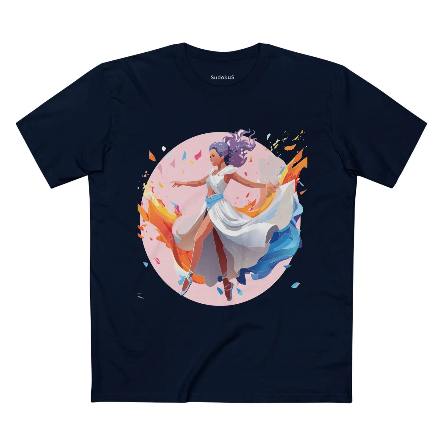 Dancer Graphic Unisex 100 Cotton Staple Tee 9