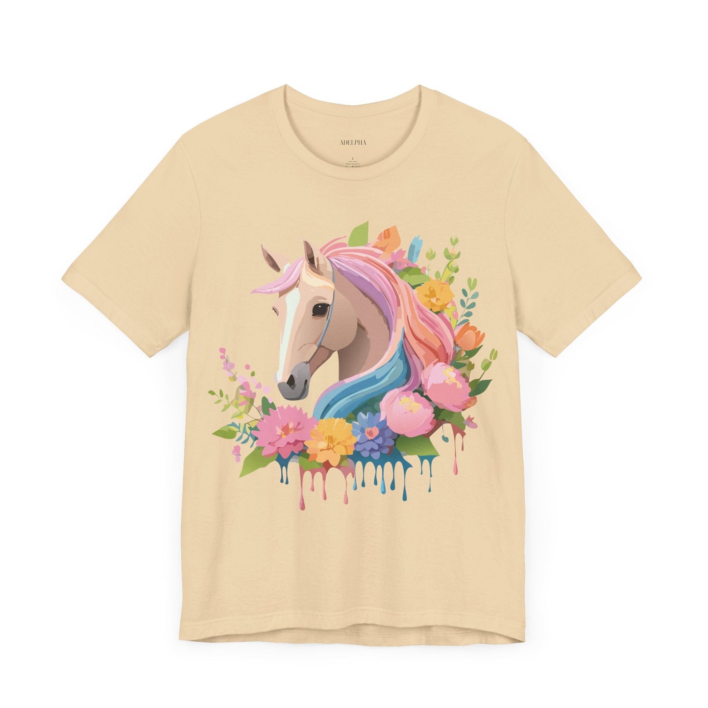 Horse Graphic Unisex 100 Cotton Vintage Animal Art T-Shirt 2