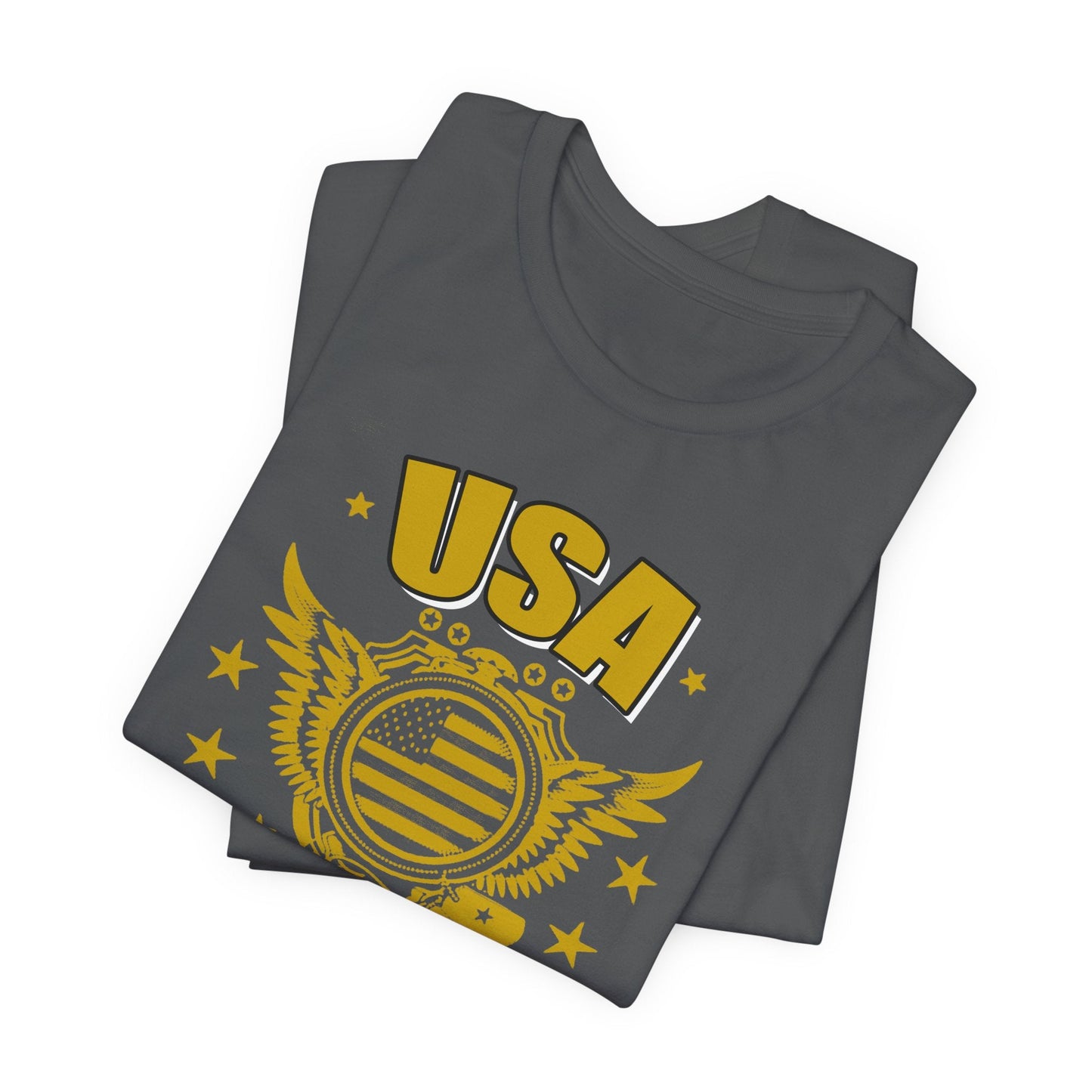 Army Veteran Patriotic Graphic Design Unisex Cotton T-Shirt v59