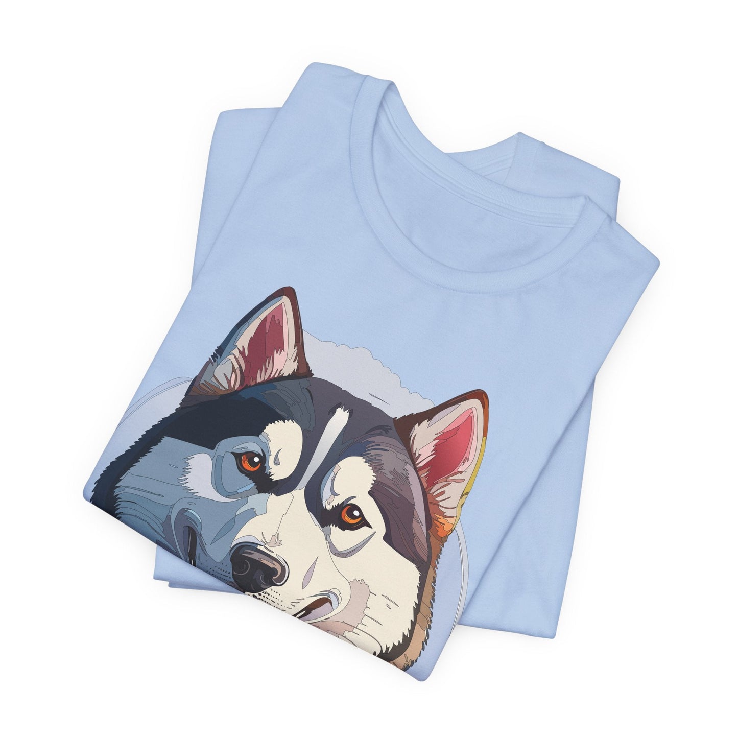 Unisex Animal Shirt Art Design Tee With Wild Animals Graphic Print Short Sleeve Style