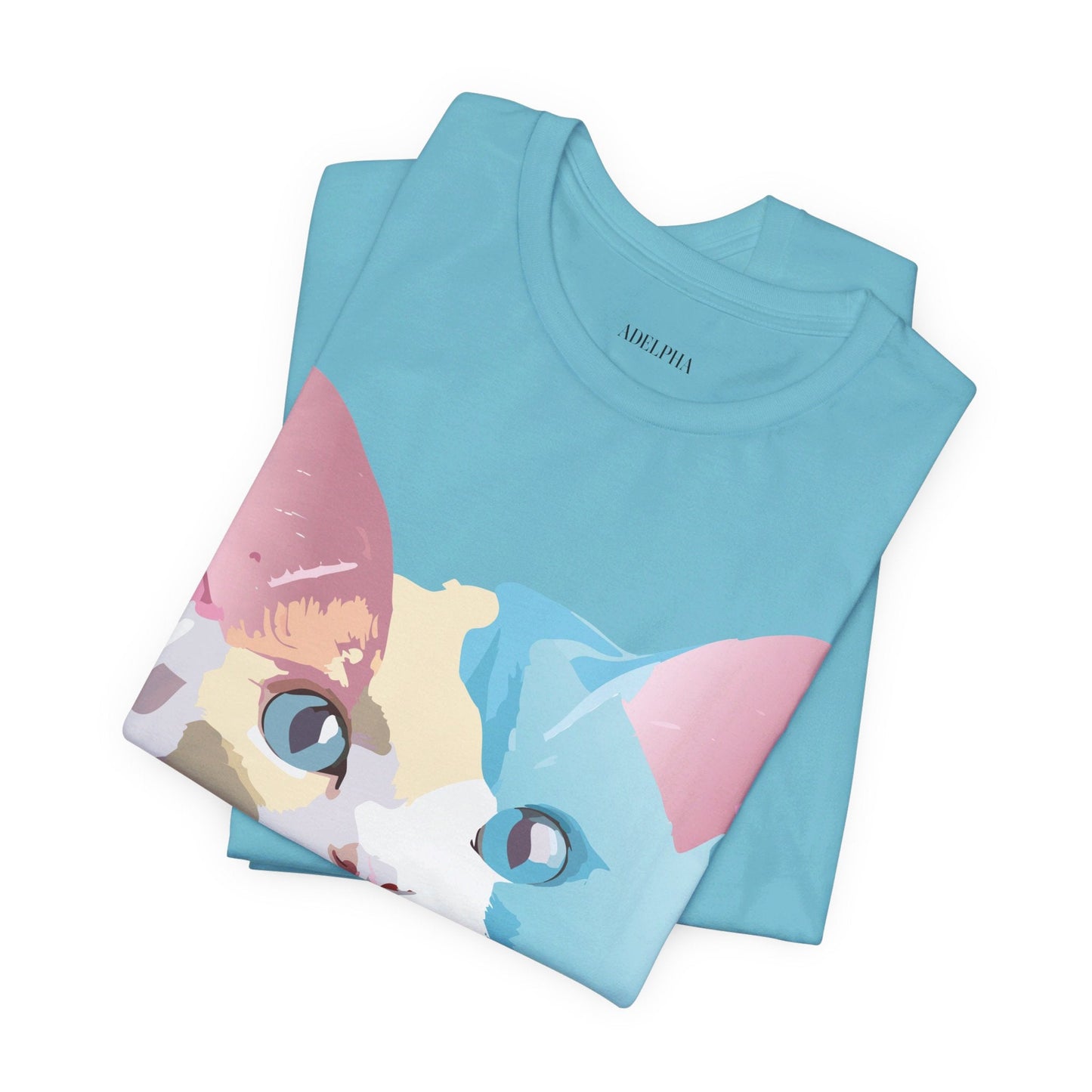 Cat Graphic Tee Unisex Jersey Short Sleeve By Adelpha Art Design
