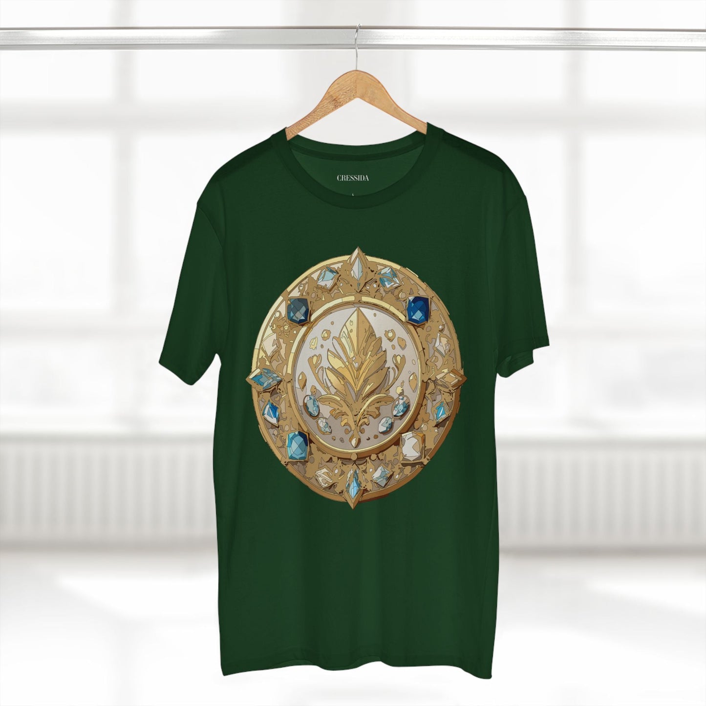 Medallion Graphic T-Shirt Unisex 100 Cotton With Gold Art Design Medal Tee 25