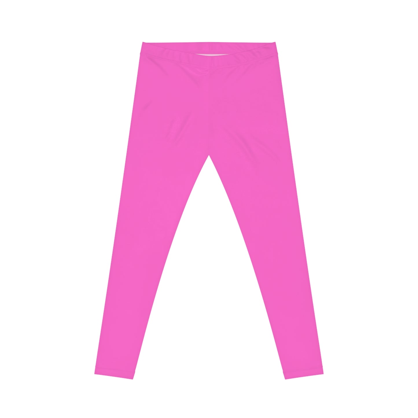 Bubblegum Fizz Color Women's Poly-Span Casual Leggings XS-2XL