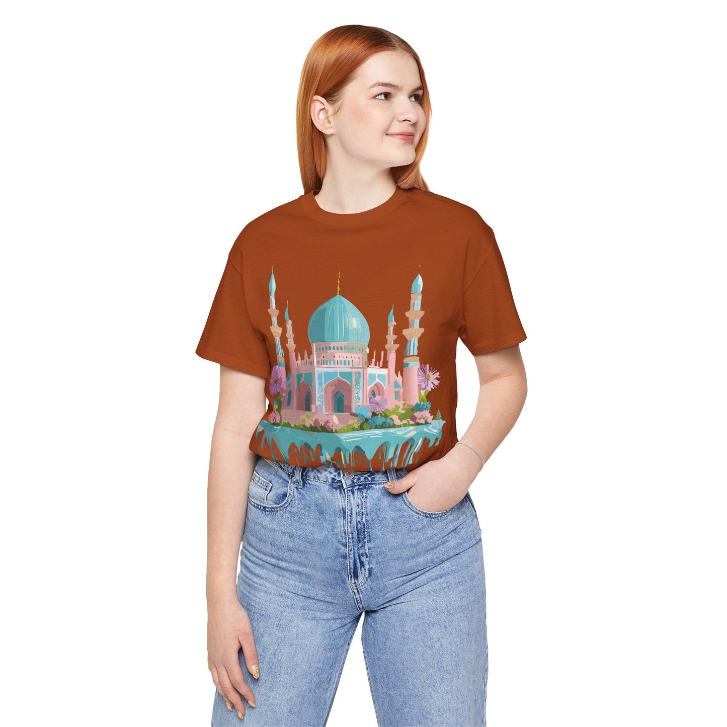 Tourist Shirt With Tashkent Graphic Tee By Adelpha Unisex Short Sleeve Vintage Artwork
