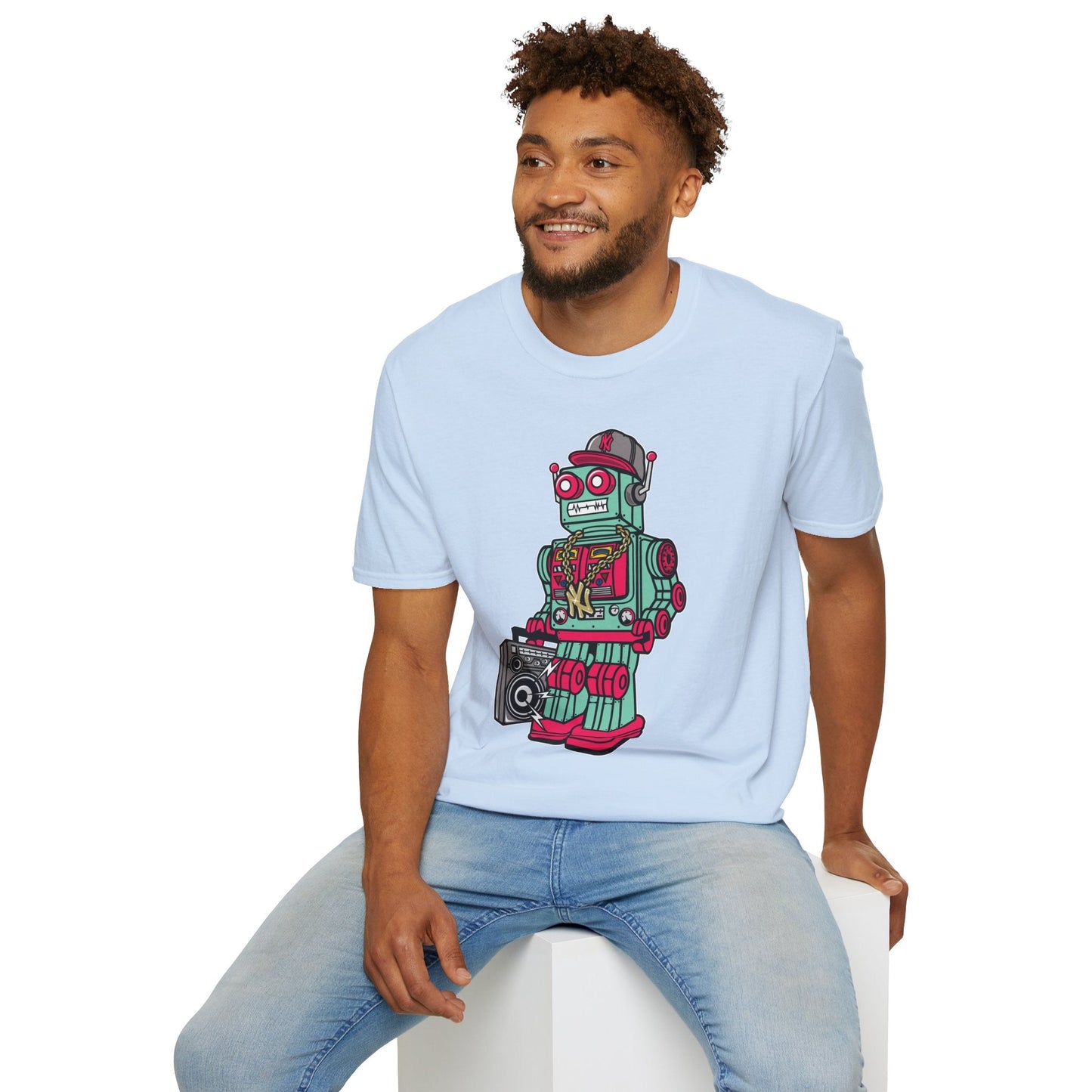 Cartoon T Shirt Animation Tee Funny Unisex Gildan Softstyle 64000 Ring Spun Cotton