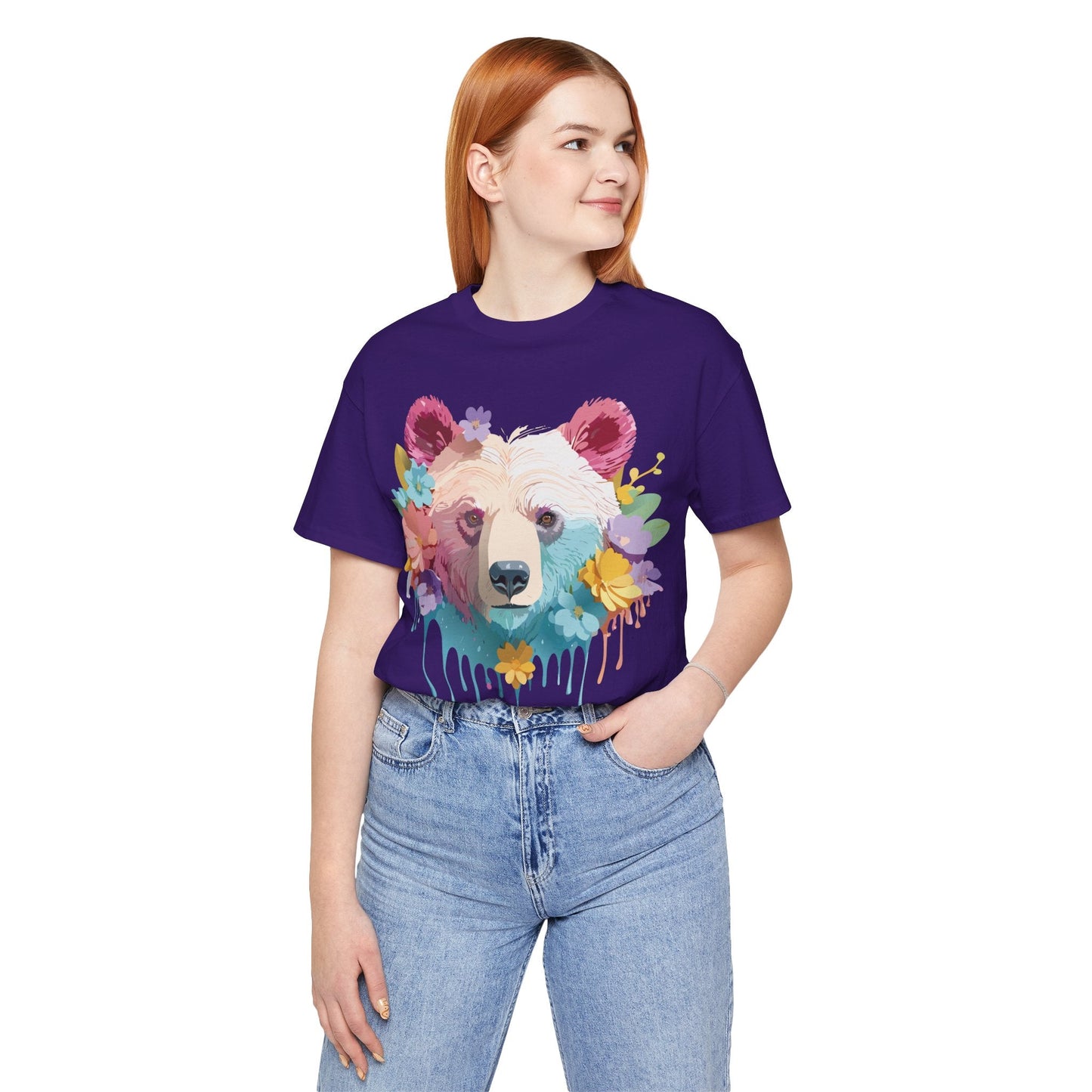Bear Graphic T Shirt Unisex Adelpha Vintage Inspired Artwork Tee