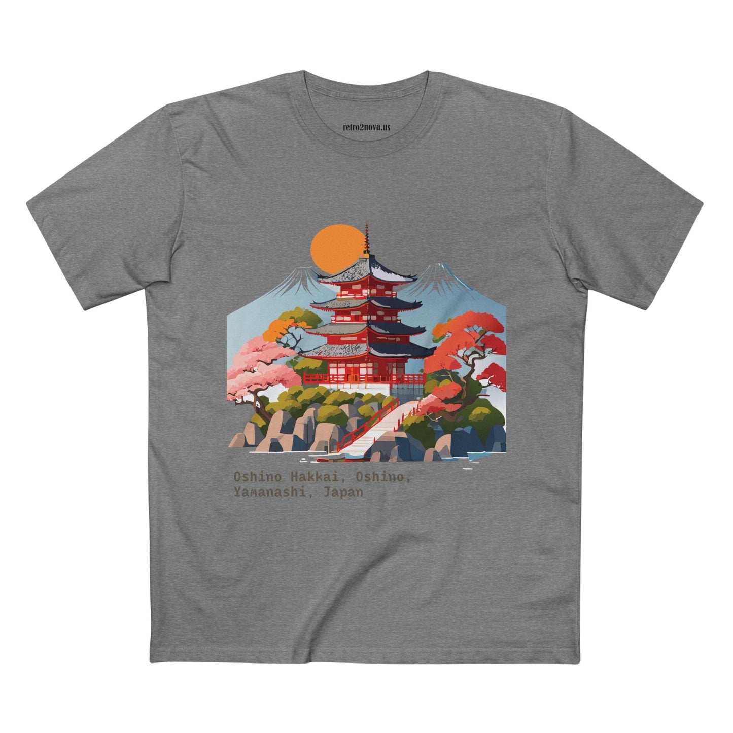 Retro2Nova Unisex Cotton Art Tee Travel Shirt Japan Shirt Style Discover Everyday Comfort