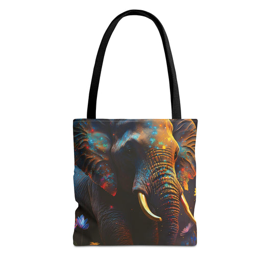 Bolsa de lona con estampados de animales 