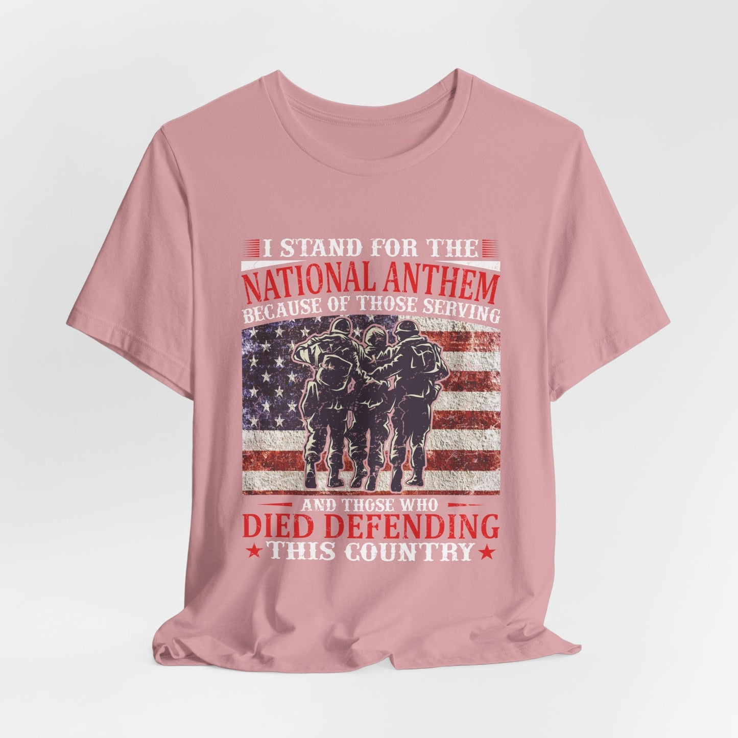 Army Veteran Patriotic Graphic Design Unisex Cotton T-Shirt v36