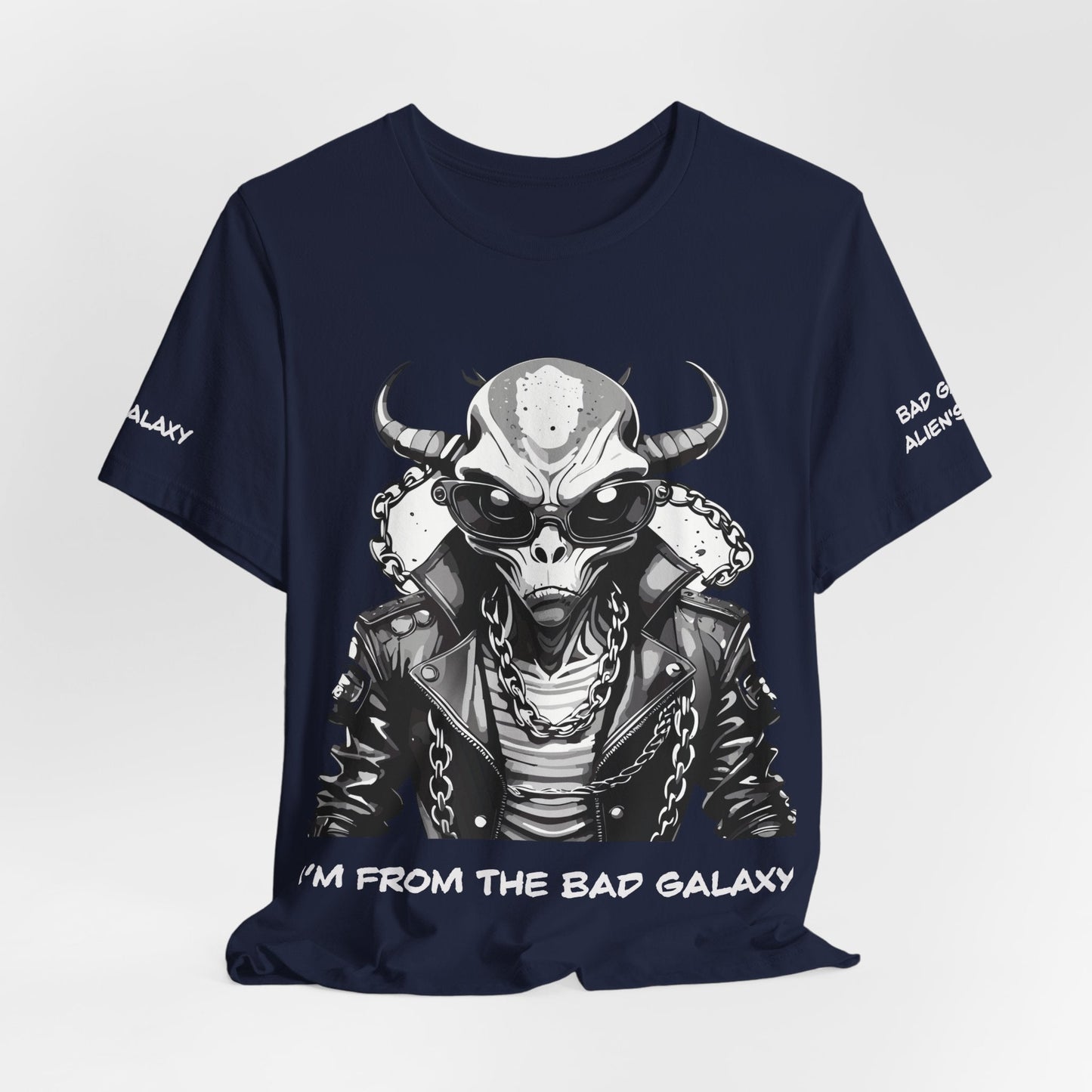Alien Tee Shirt From Bad Galaxy 100 Cotton Made To Order With Eco Friendly Inks Free Shipping
