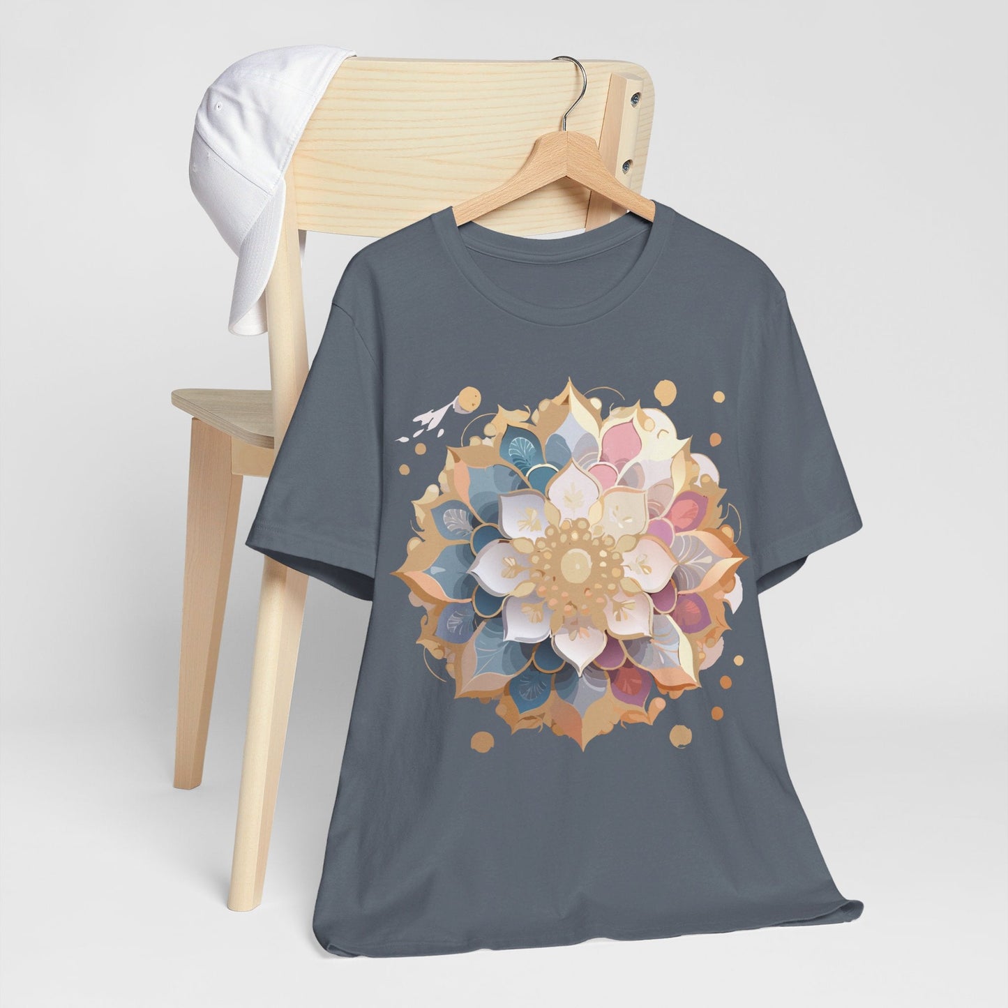 Mandala Graphic Tee Unisex Jersey Short Sleeve From Adelpha Vintage Inspired Artwork