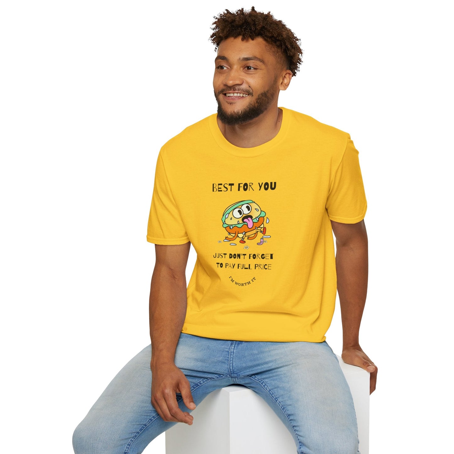 Funny Food T Shirts Unisex Softstyle Tee Gildan 64000 100 Percent Ring Spun Cotton Comfortable Graphic Tee