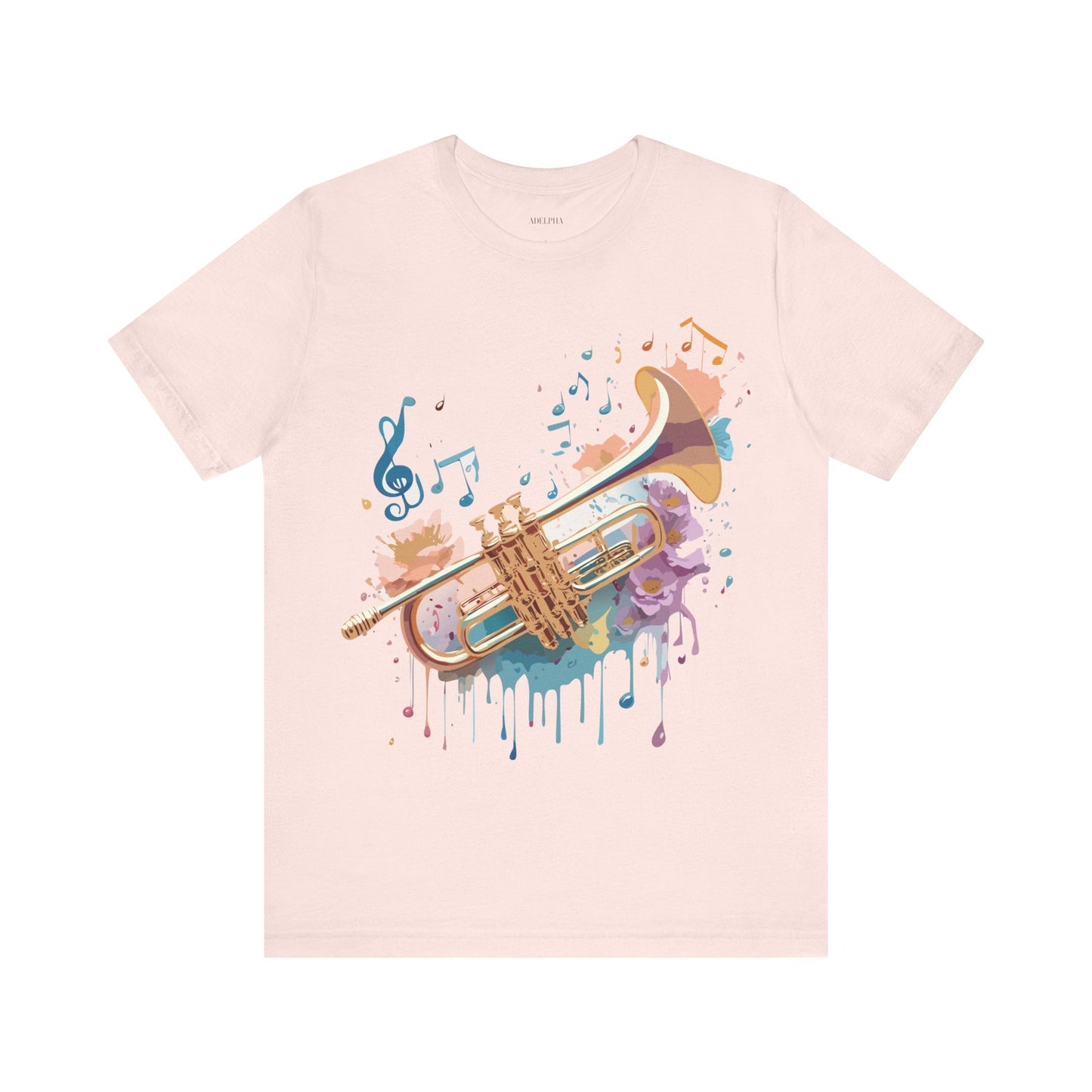 Music Graphic T Shirt Unisex Vintage Inspired Art Tee Adelpha Short Sleeve Design